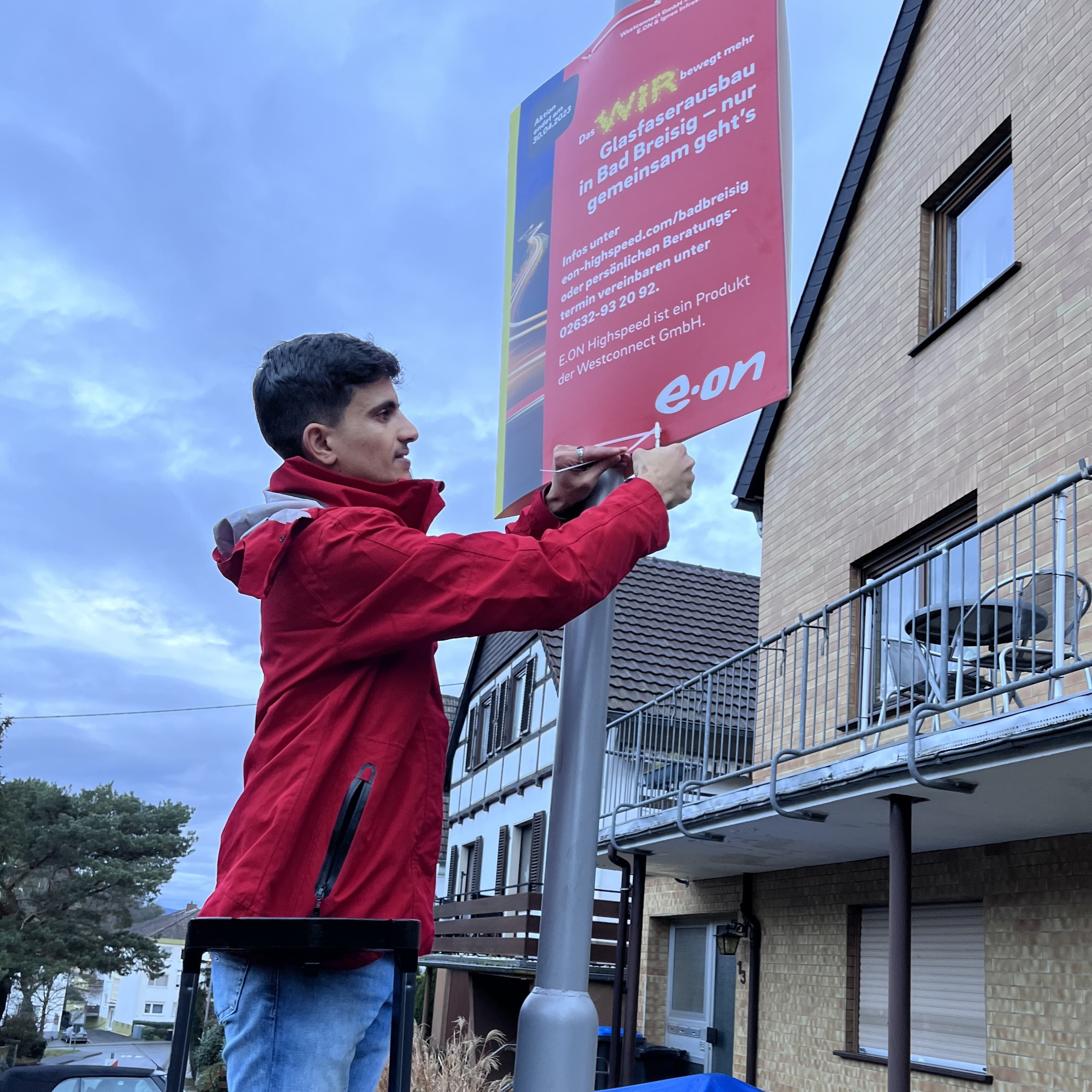 Mitarbeiter im Einsatz