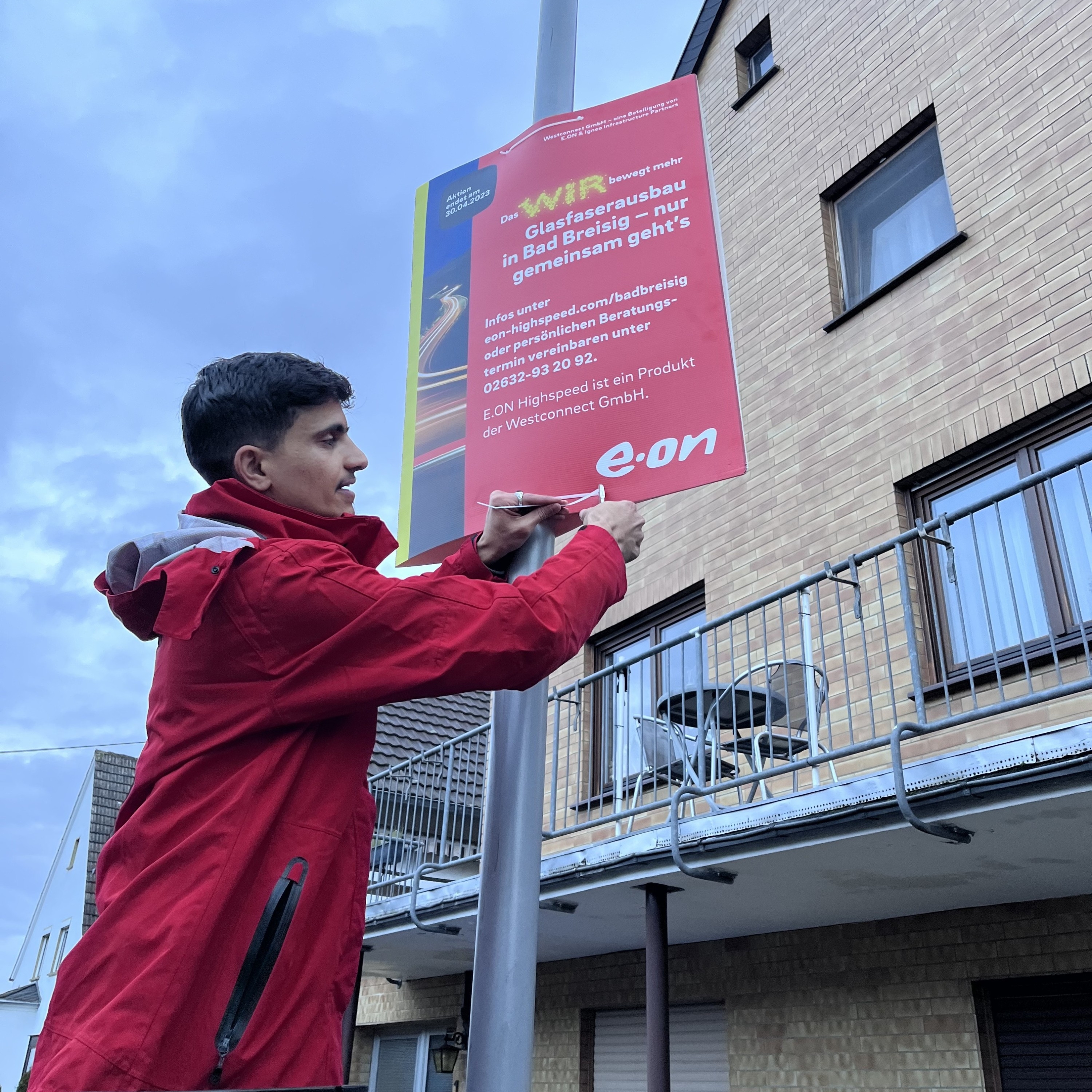 Mitarbeiter im Einsatz