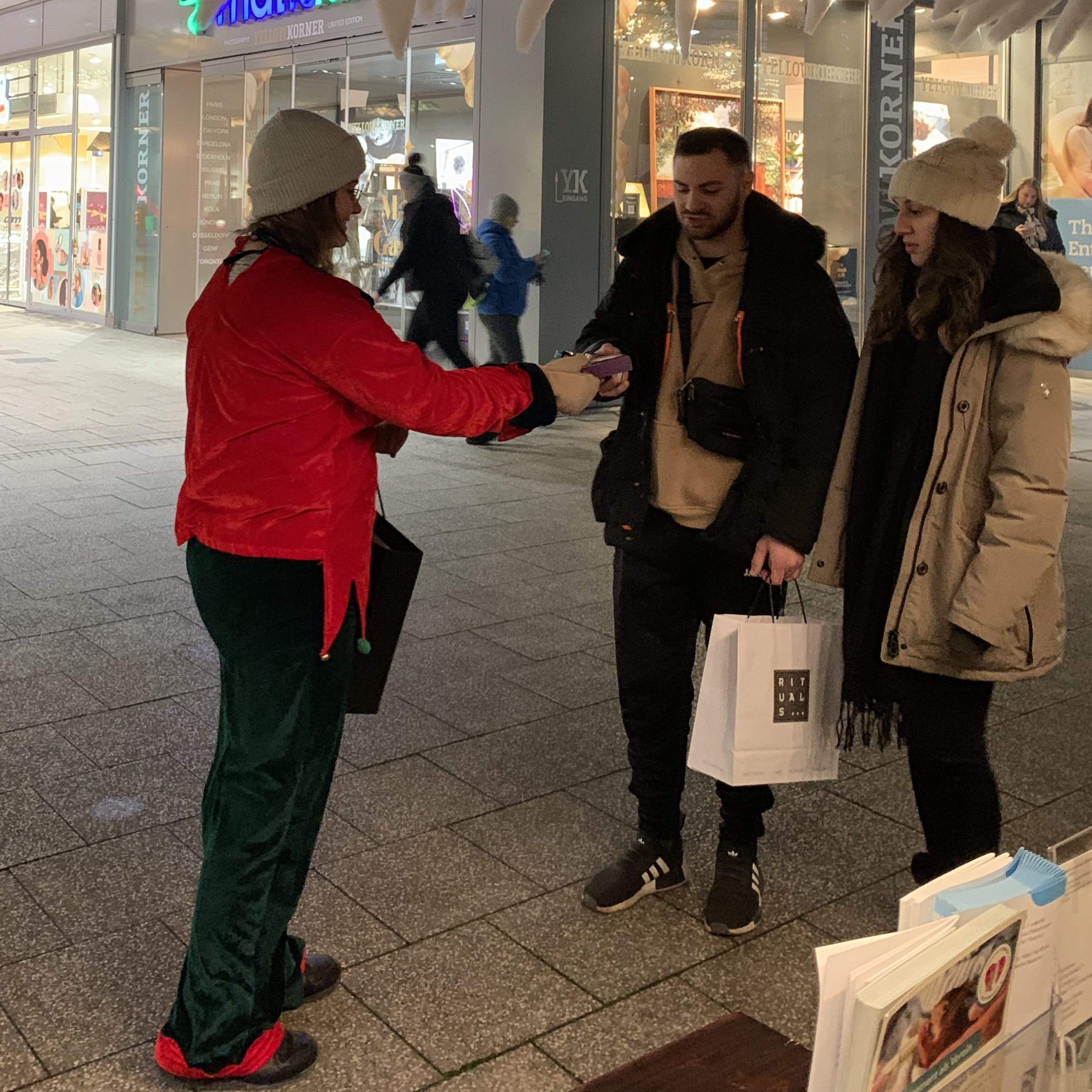 Mitarbeiter im Einsatz
