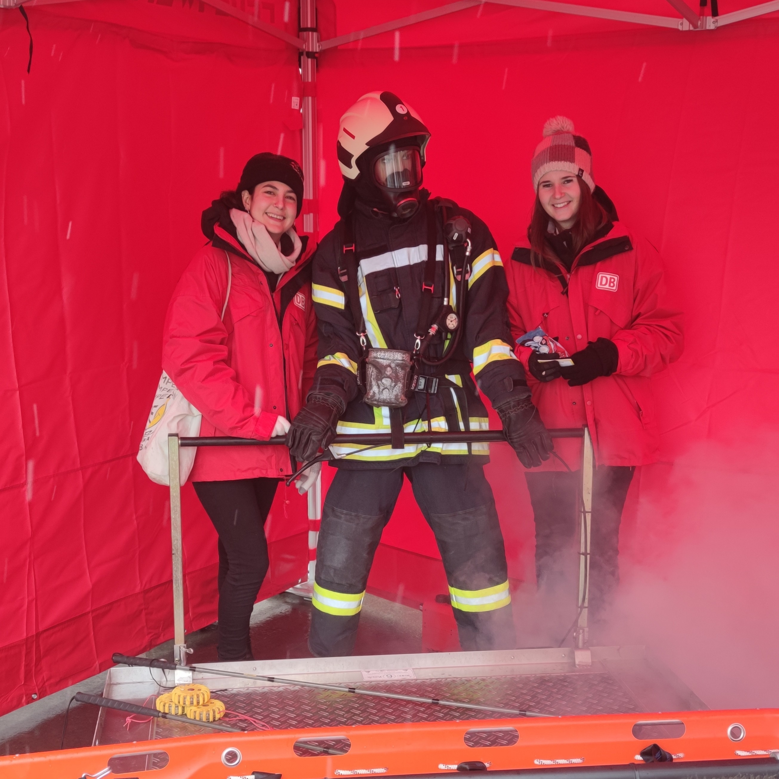 Mitarbeiter im Einsatz