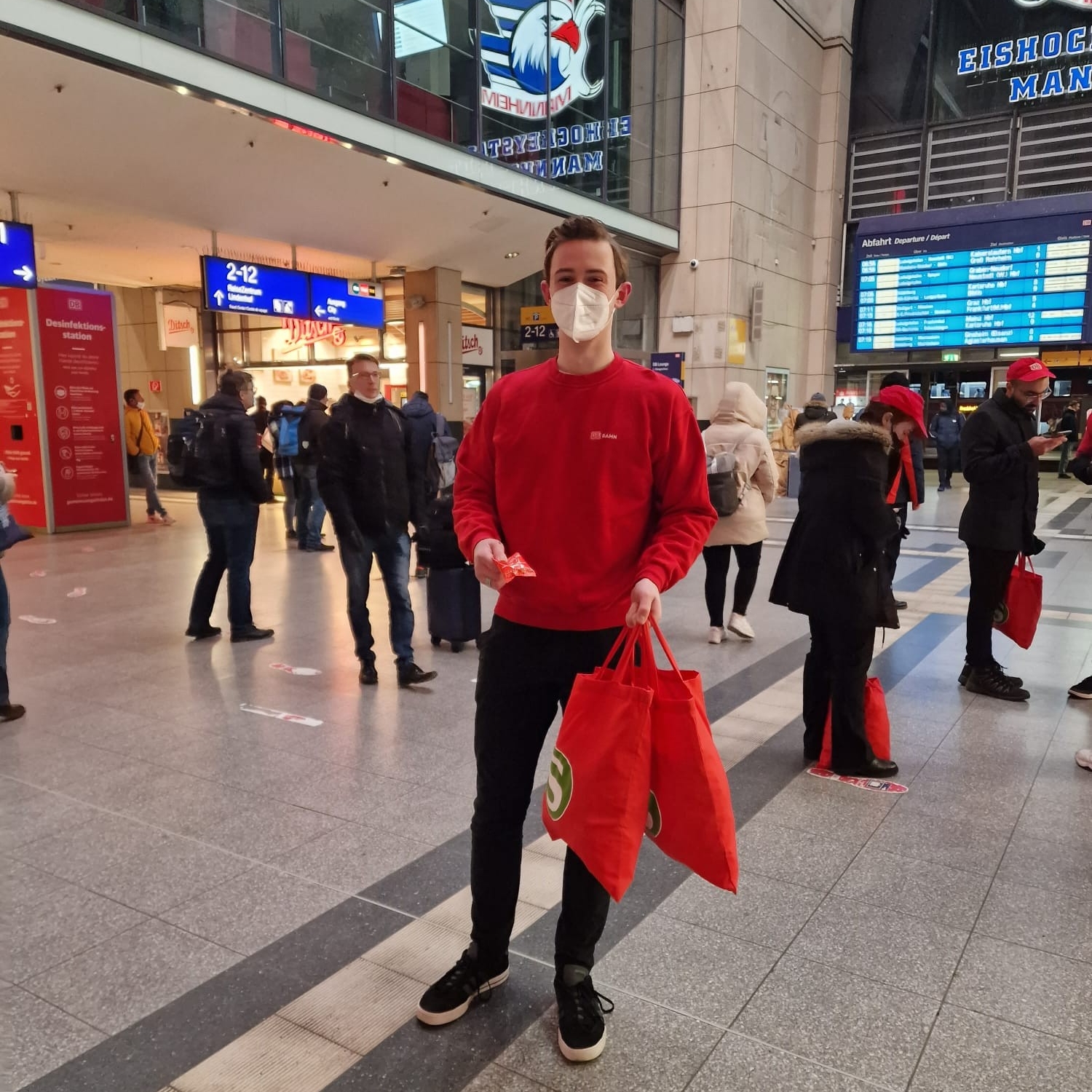Joshua bei der Arbeit