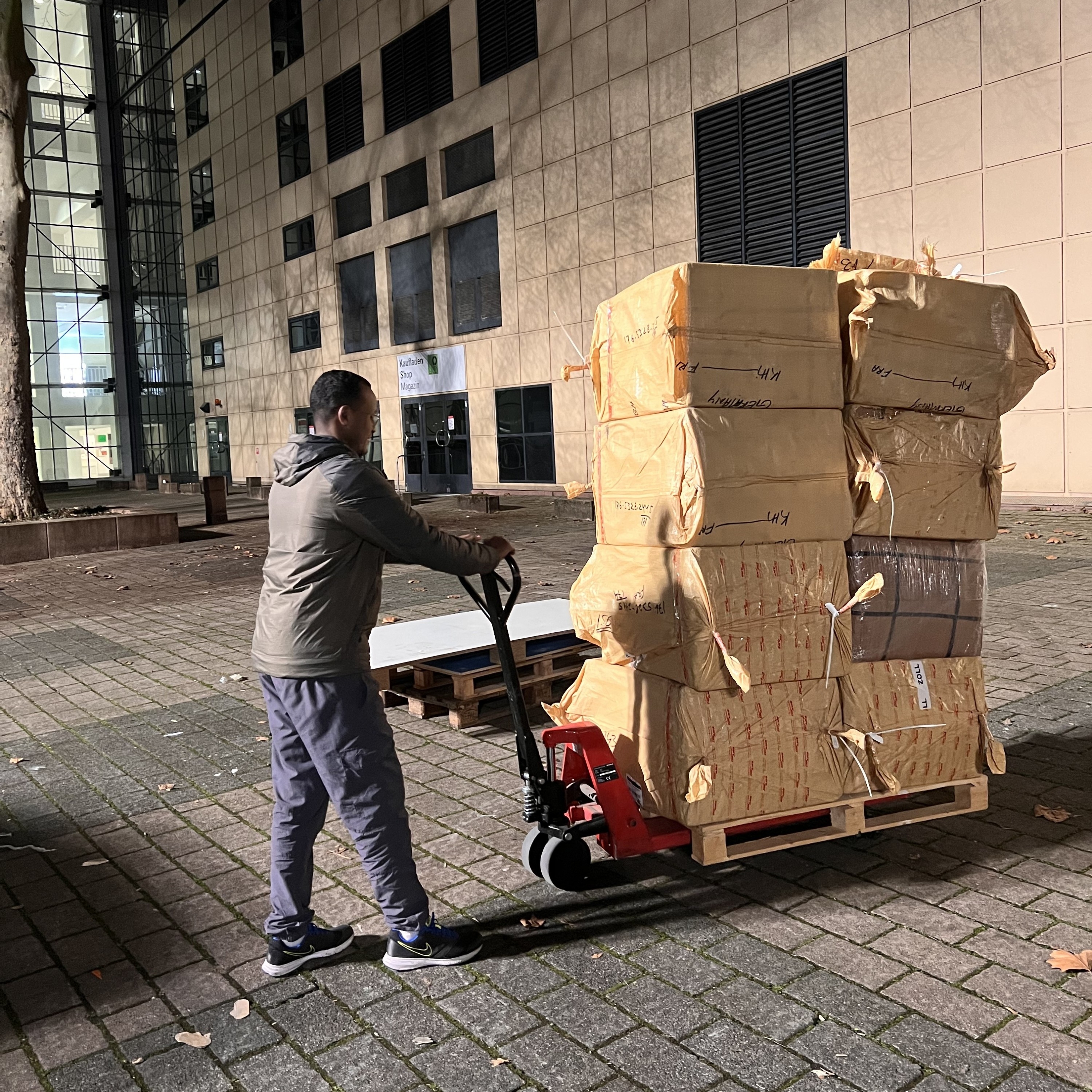 Mitarbeiter im Einsatz