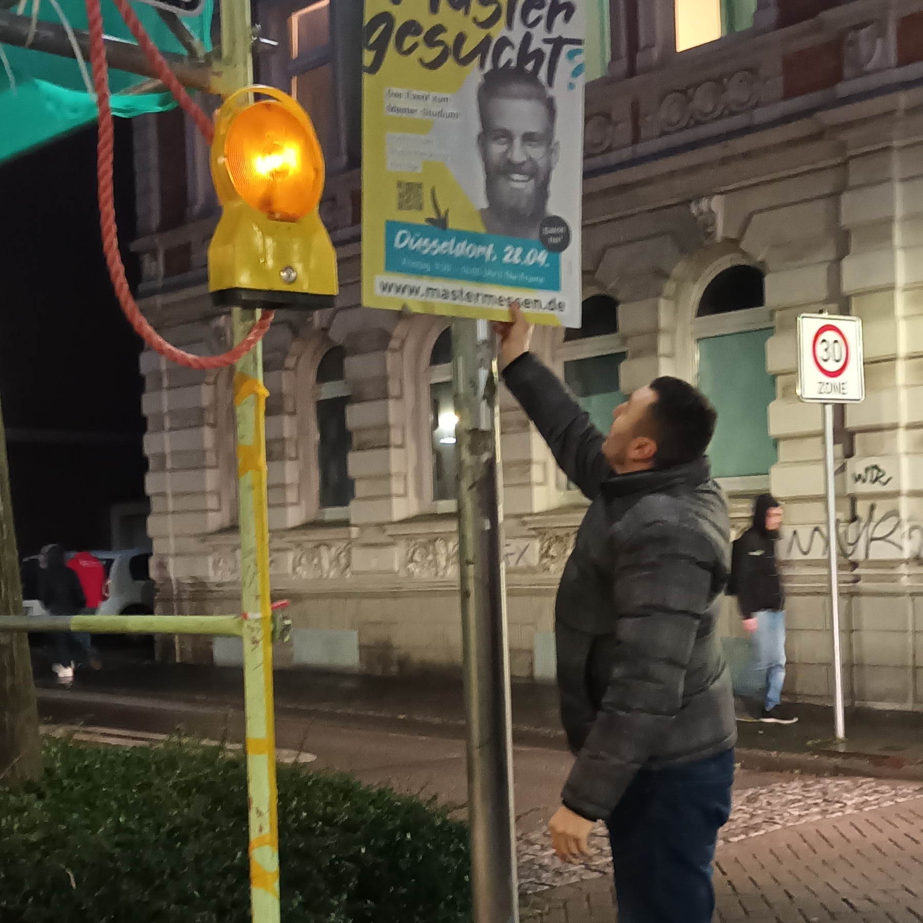 Mitarbeiter im Einsatz