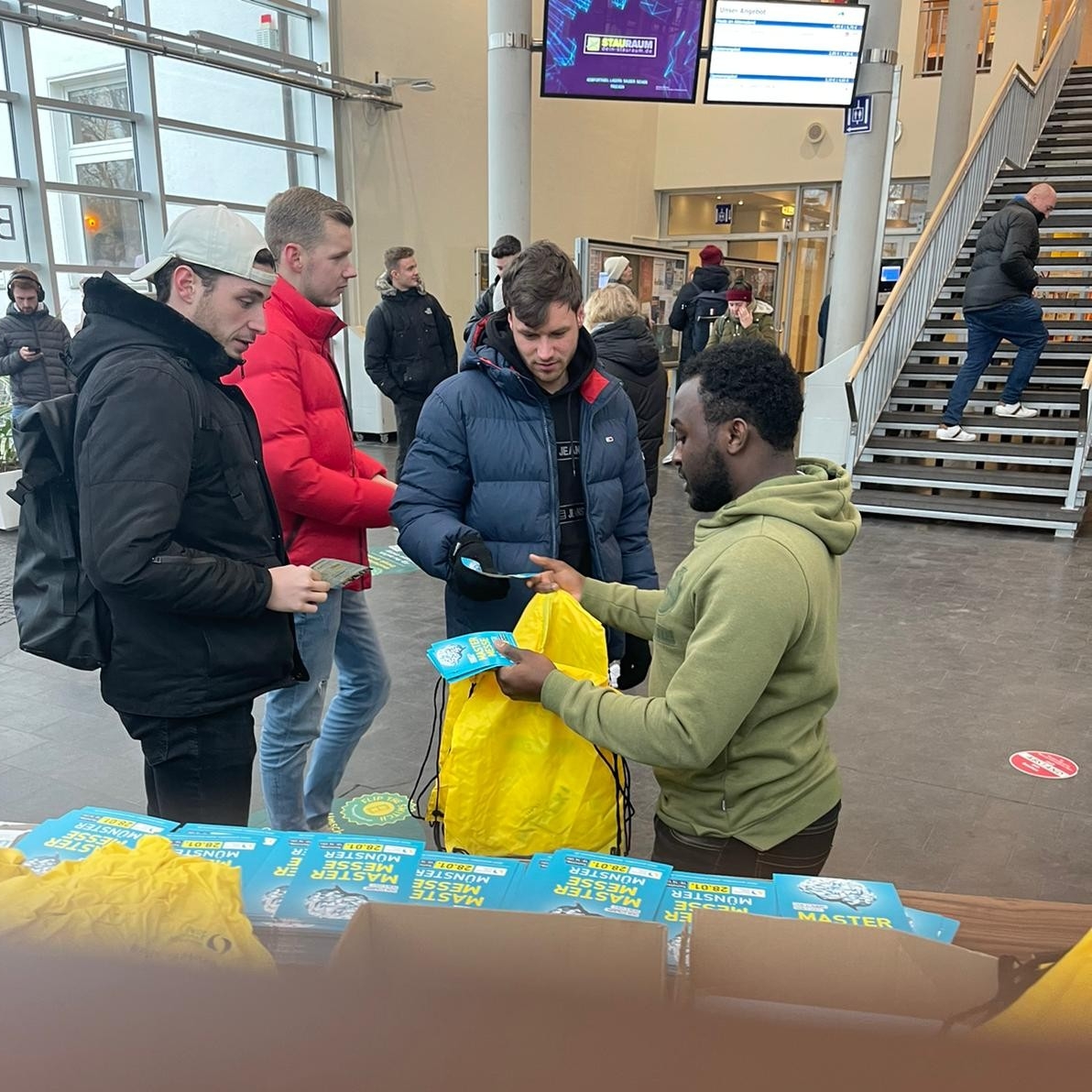 Mitarbeiter im Einsatz