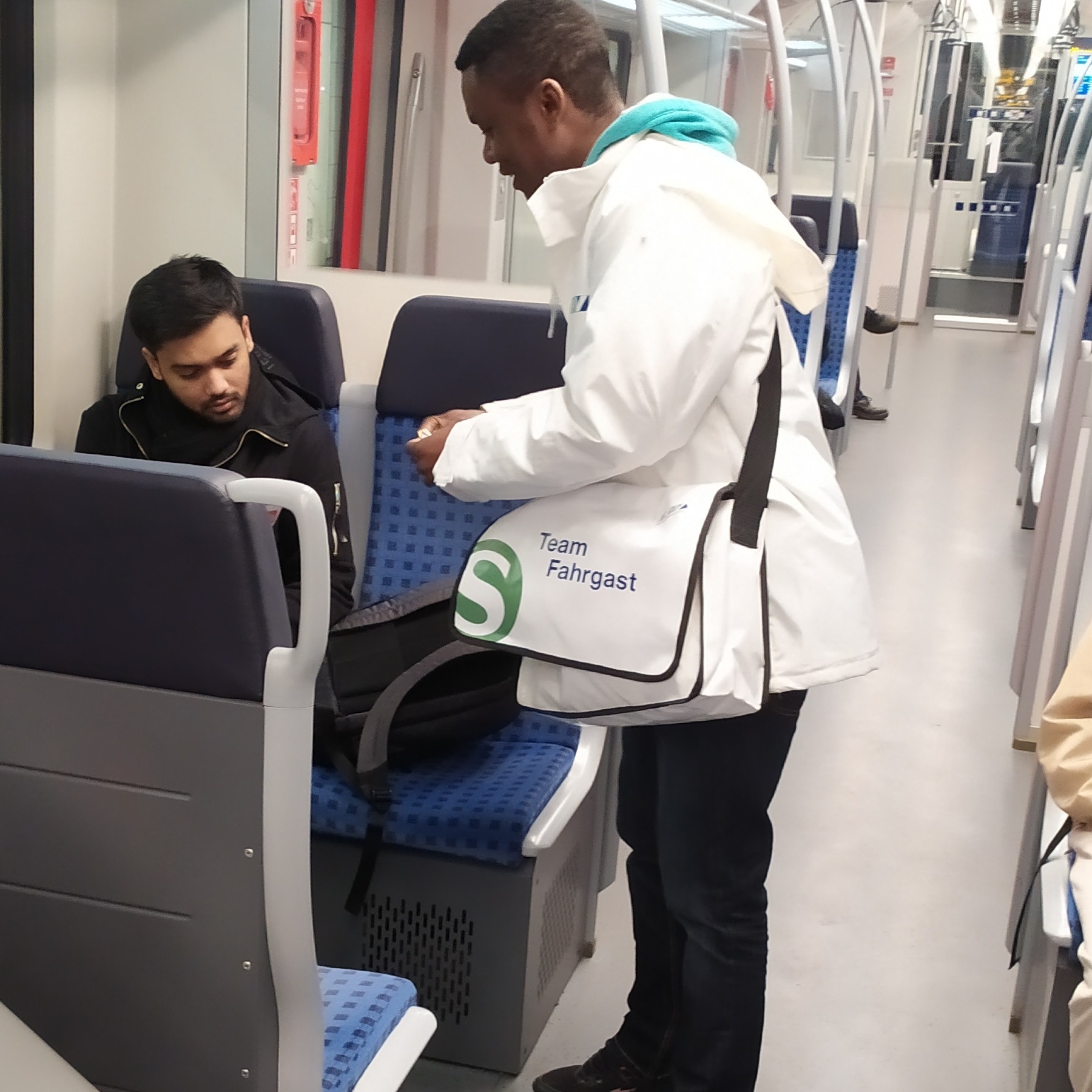 Mitarbeiter im Einsatz