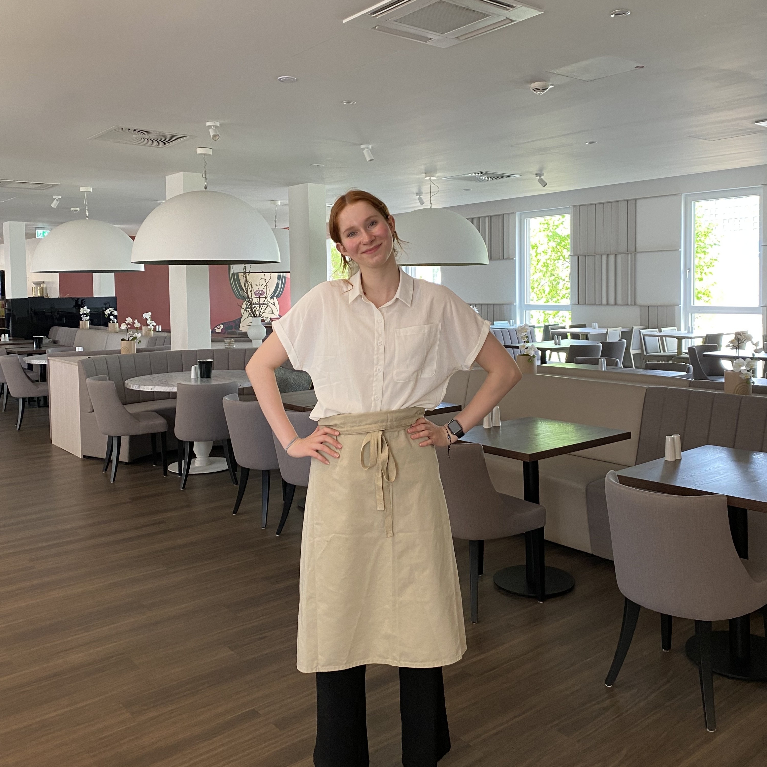 Cellina Marie bei der Arbeit