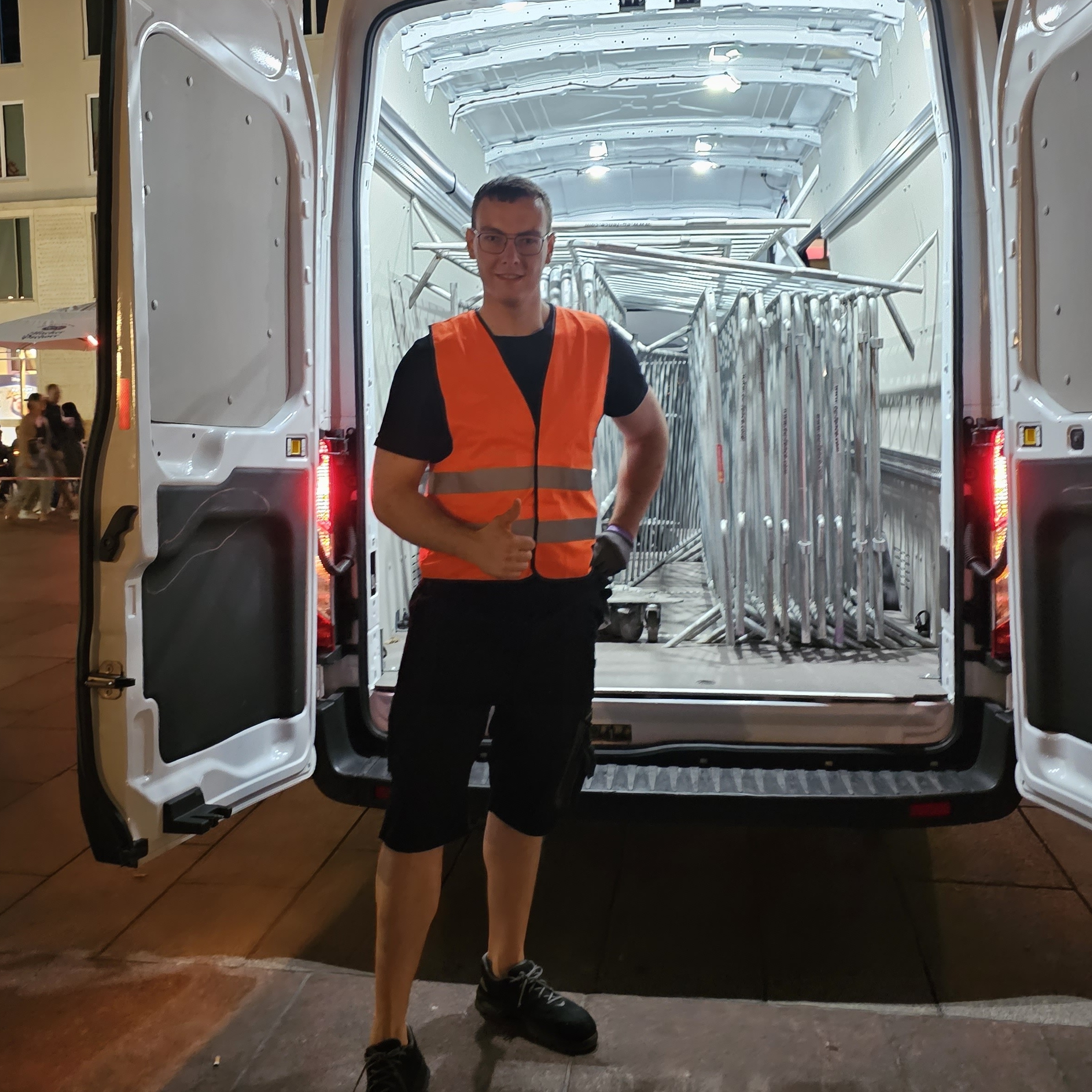 Mitarbeiter im Einsatz
