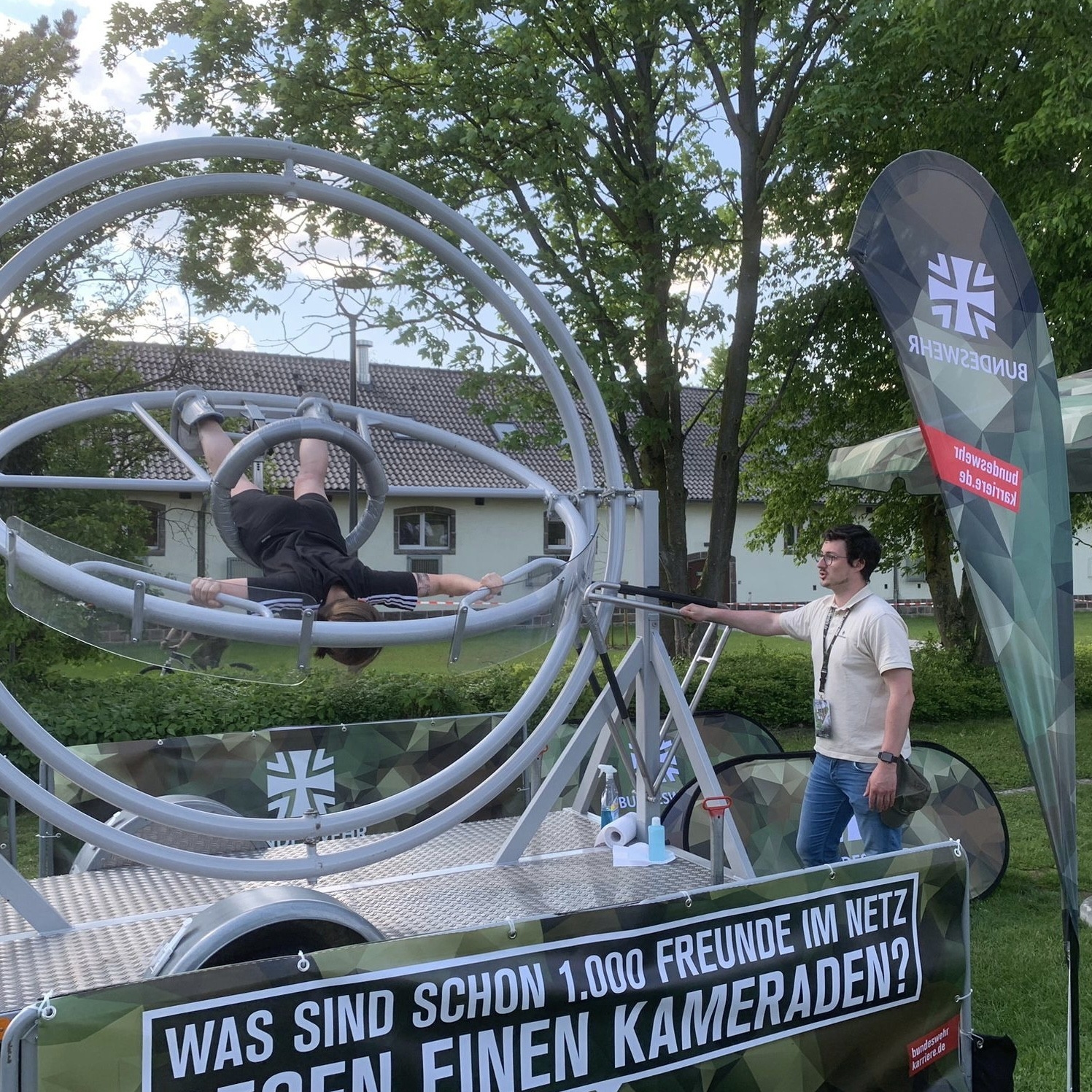 Mitarbeiter im Einsatz