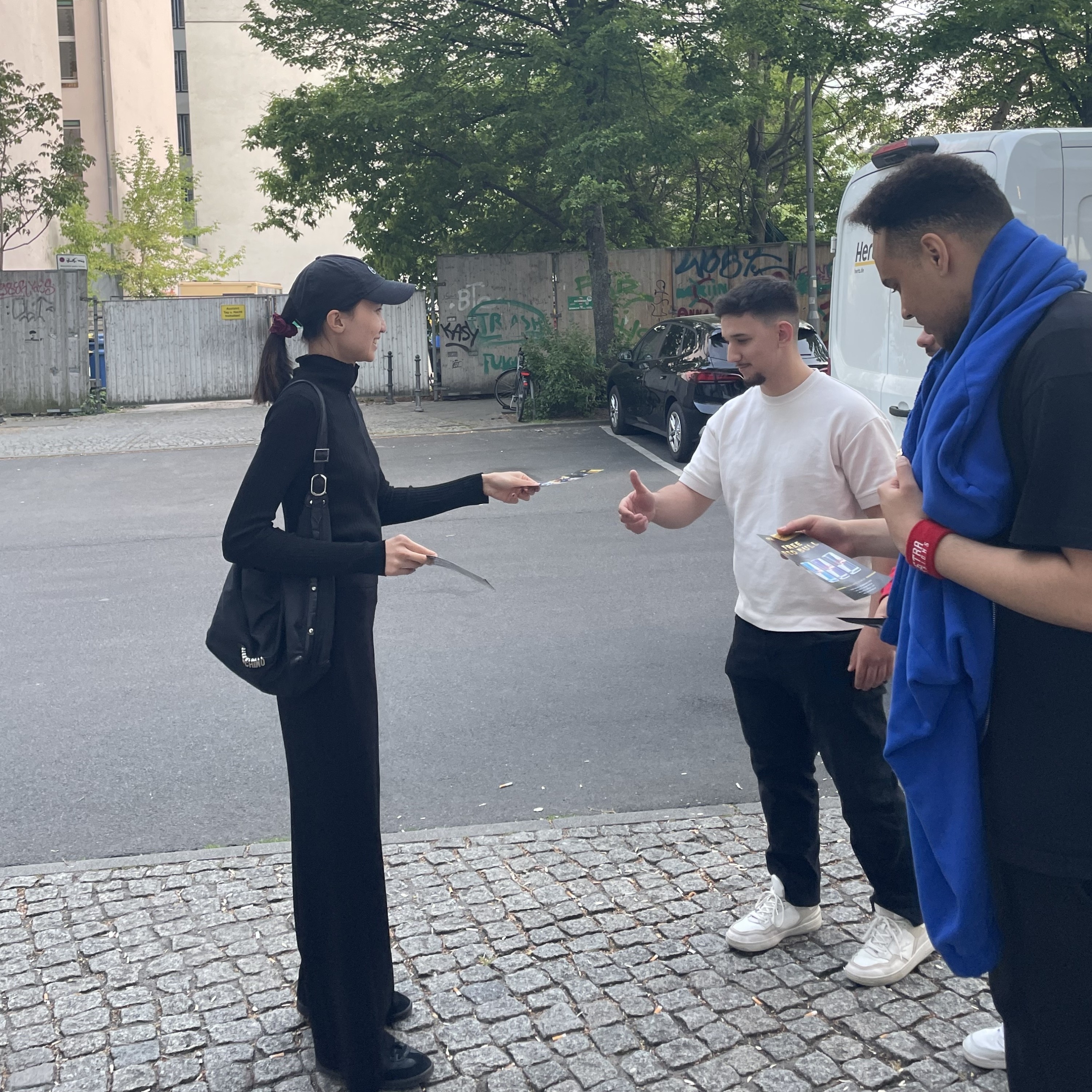Hai Anh bei der Arbeit