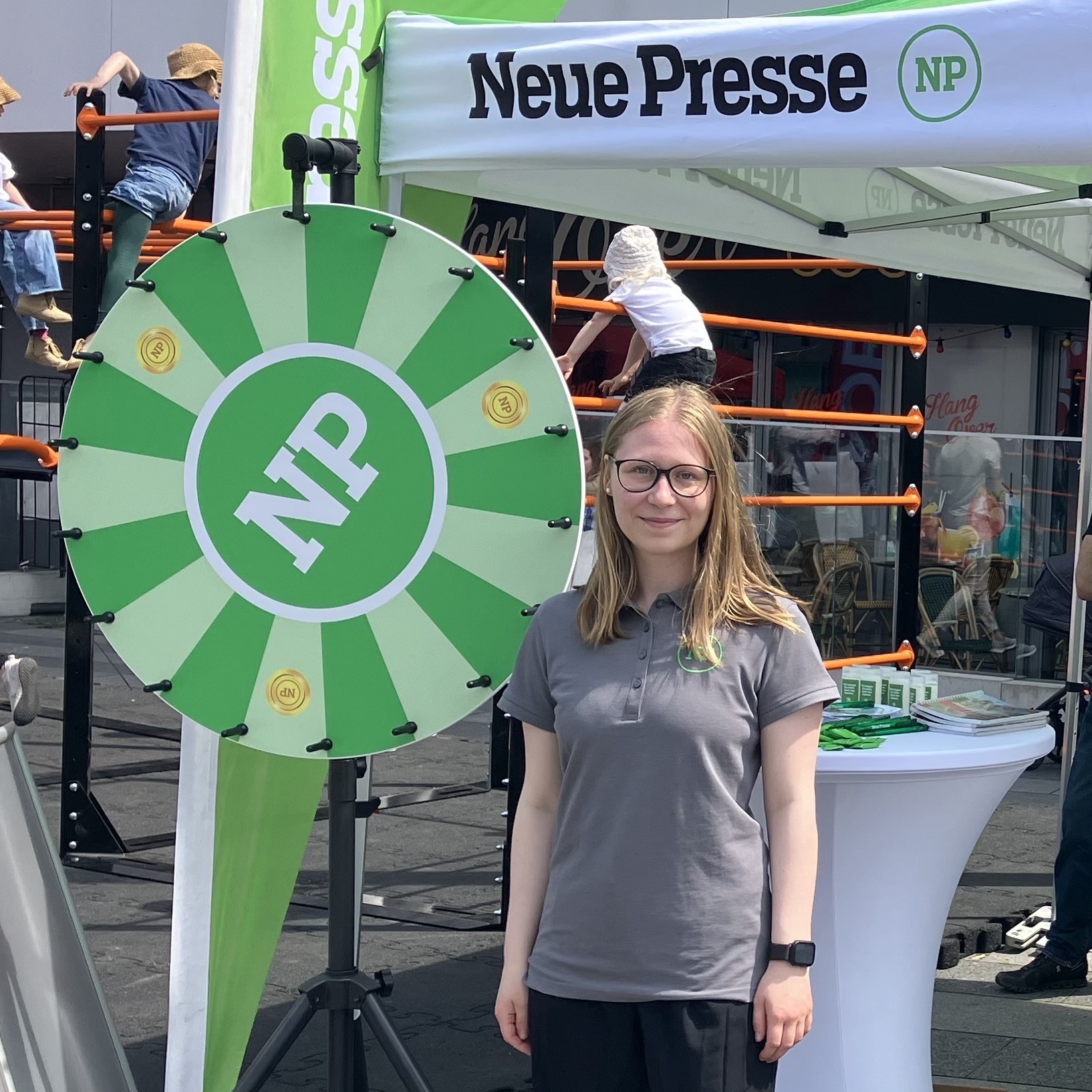 Mitarbeiter im Einsatz