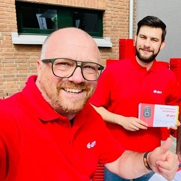 Mitarbeiter im Einsatz