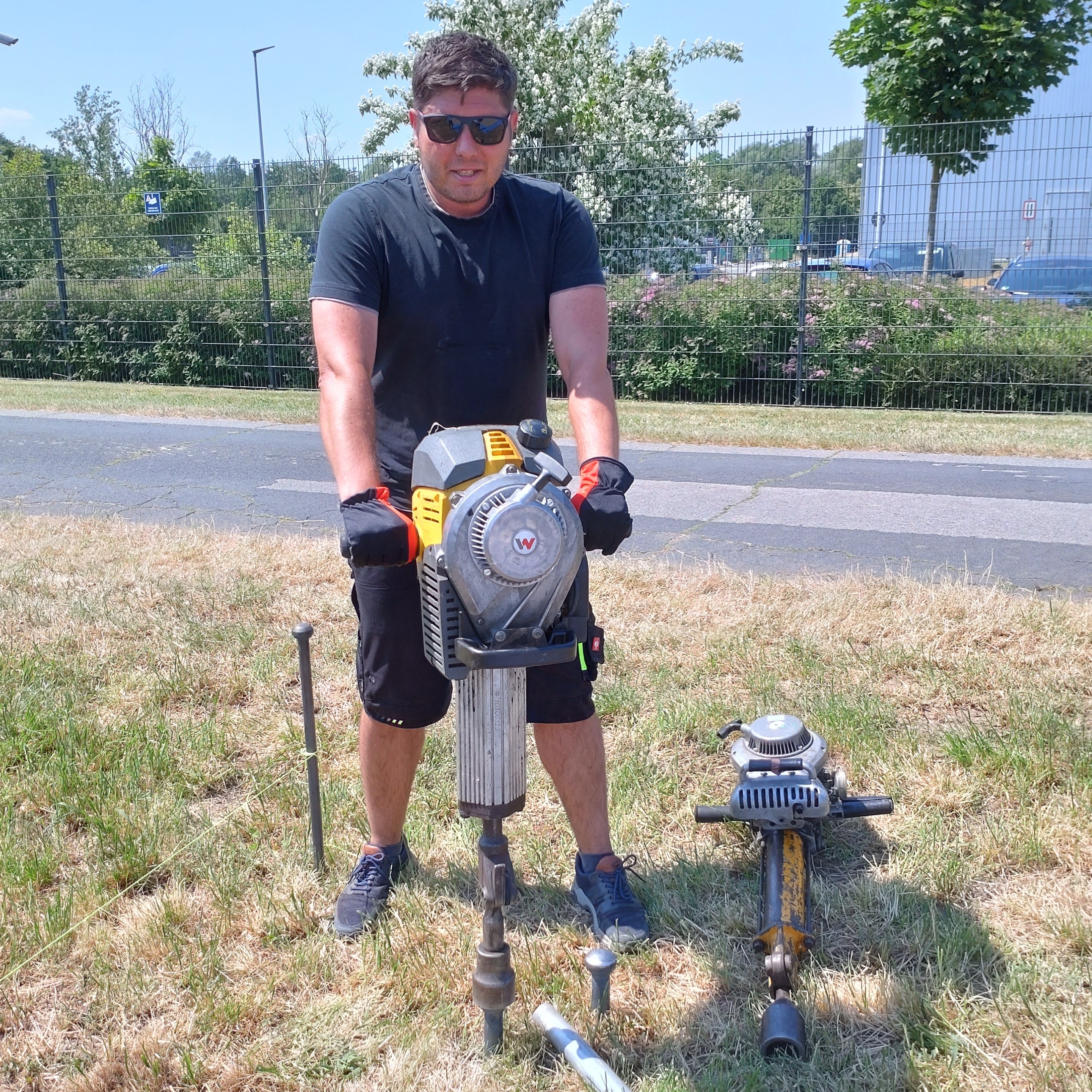 Mitarbeiter im Einsatz