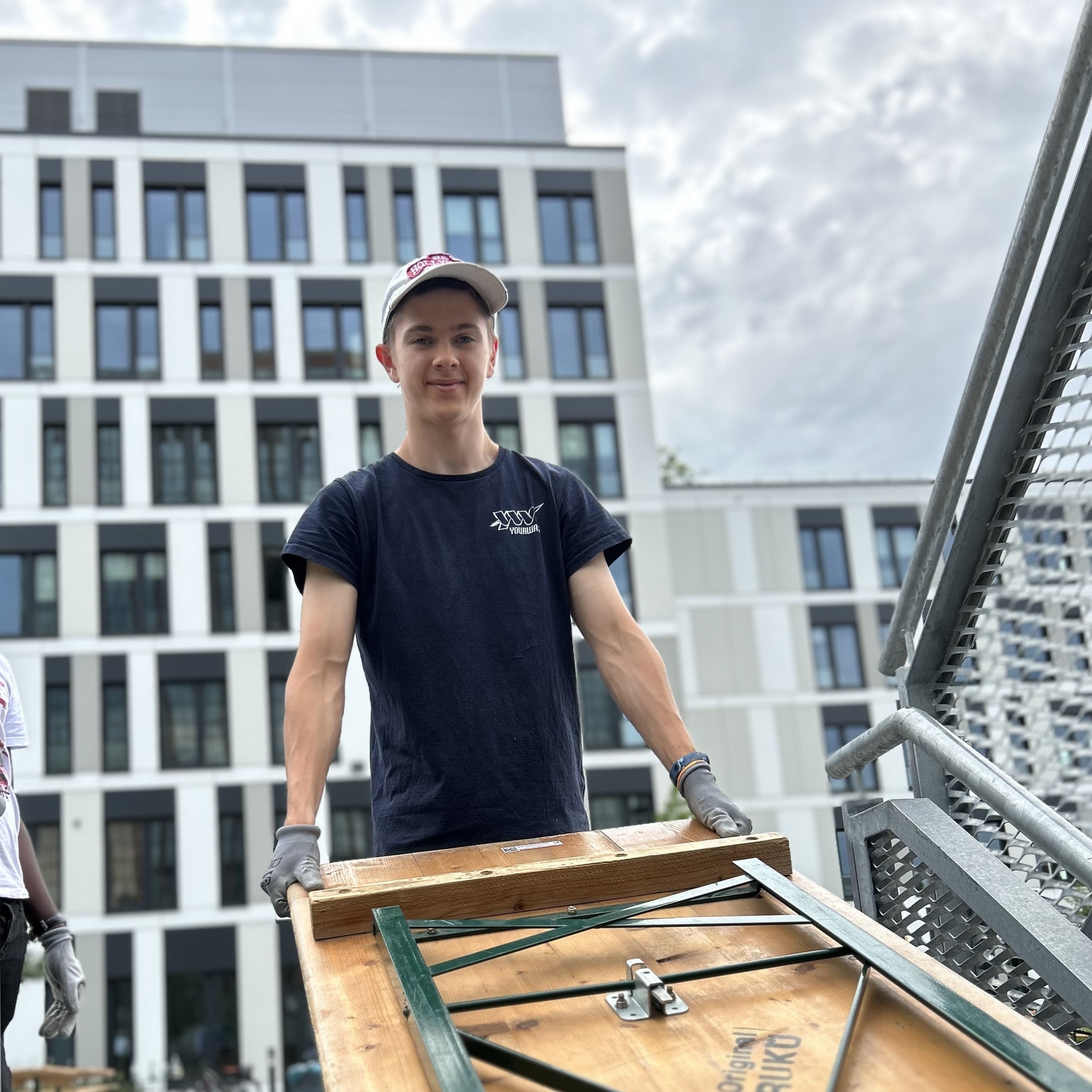 Mitarbeiter im Einsatz