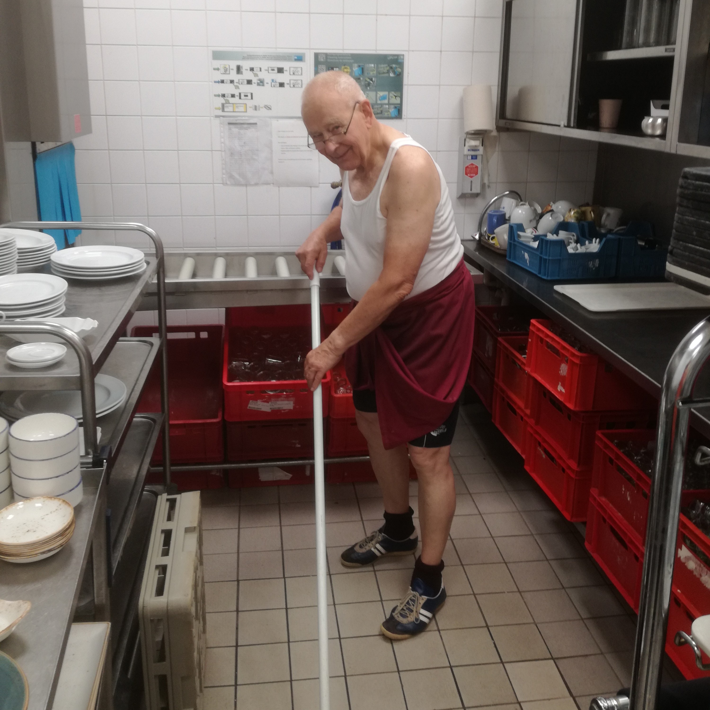 Mitarbeiter im Einsatz