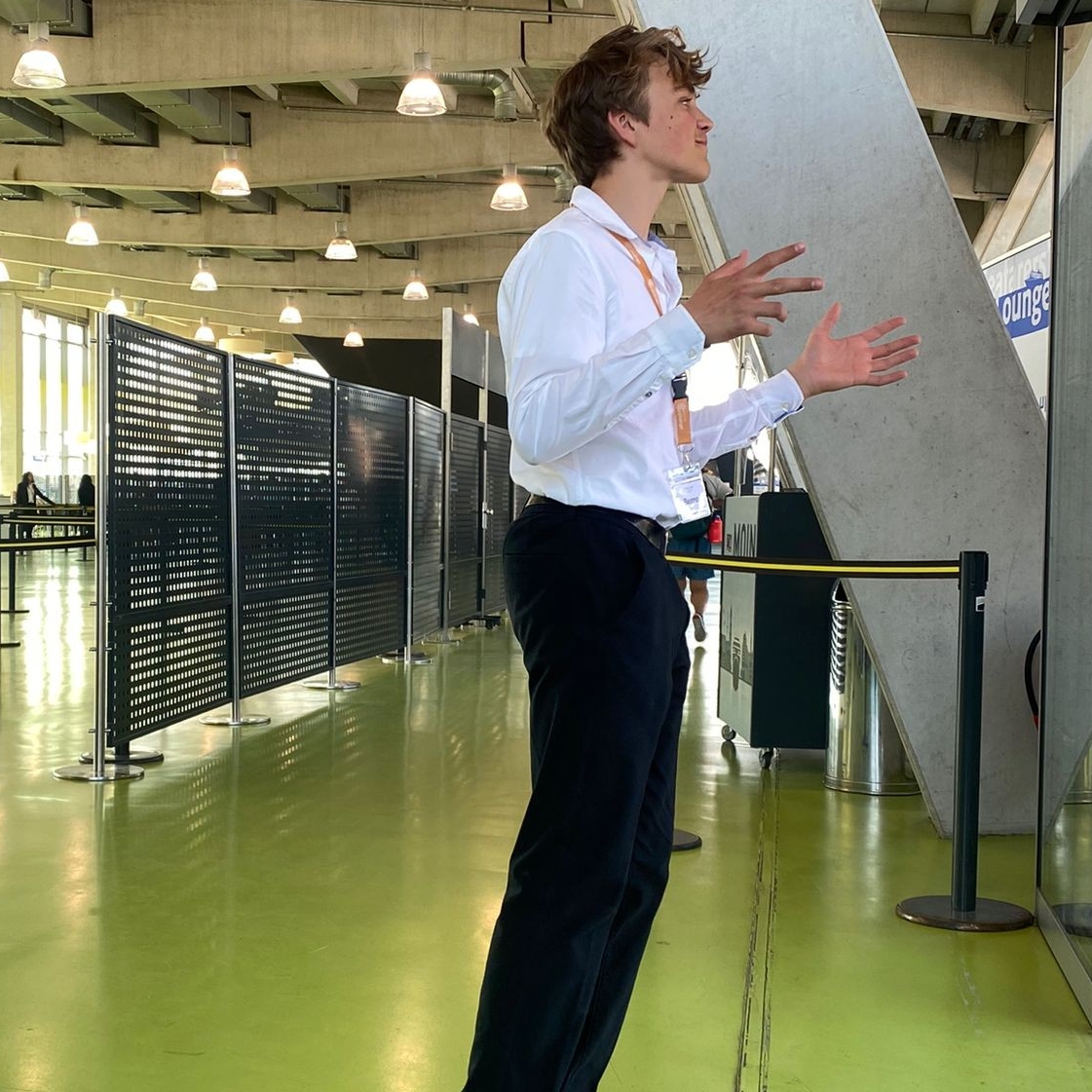 Benno Quentin Magnus bei der Arbeit