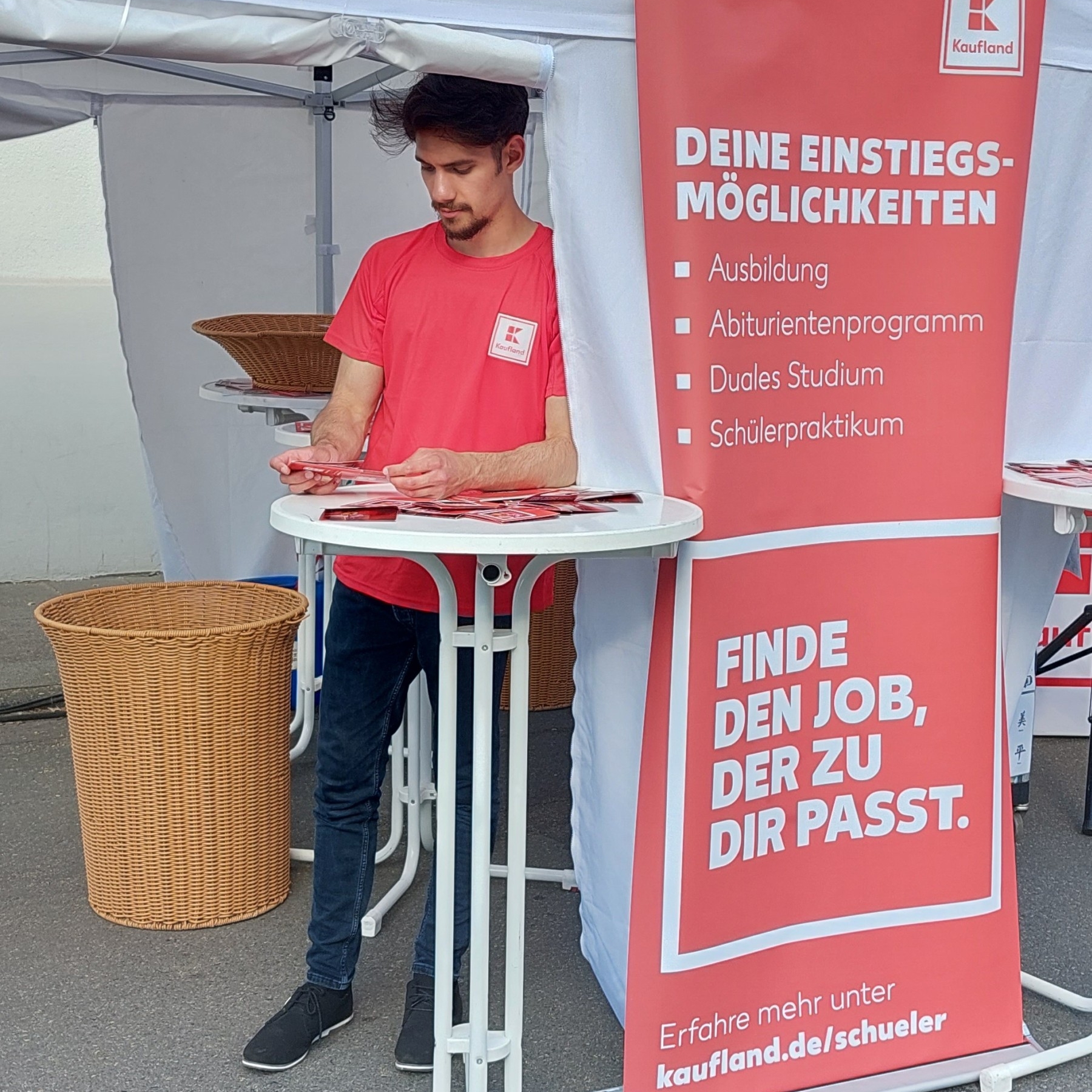 Mitarbeiter im Einsatz