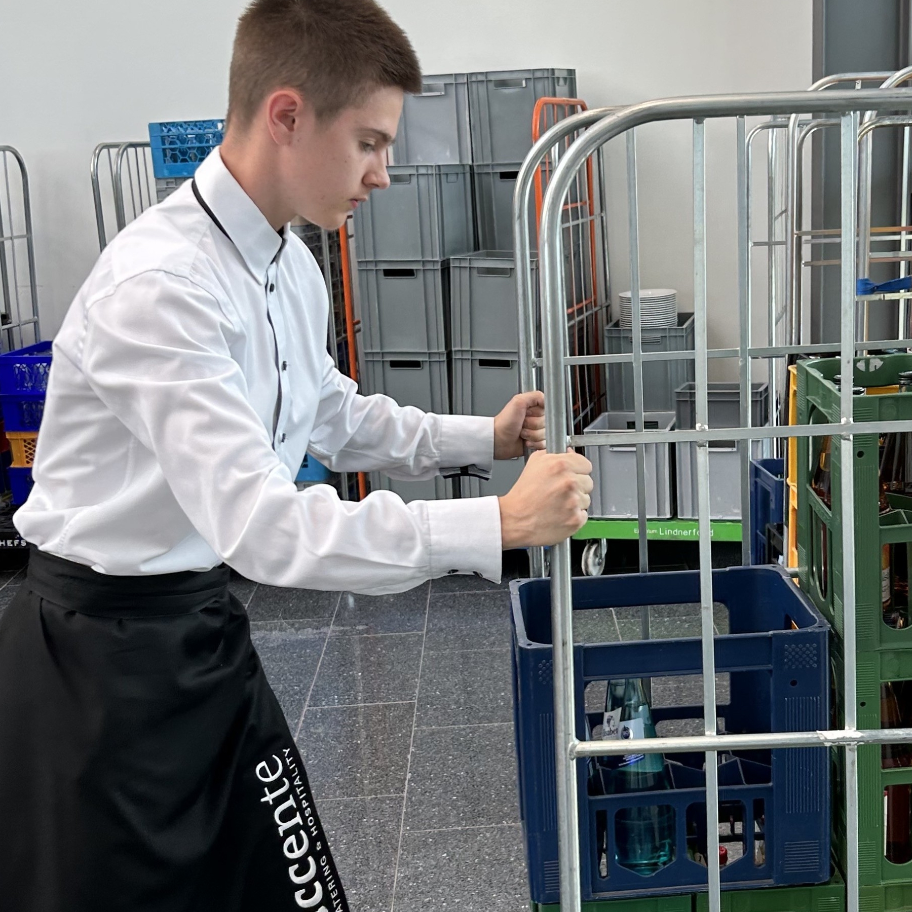 Mitarbeiter im Einsatz
