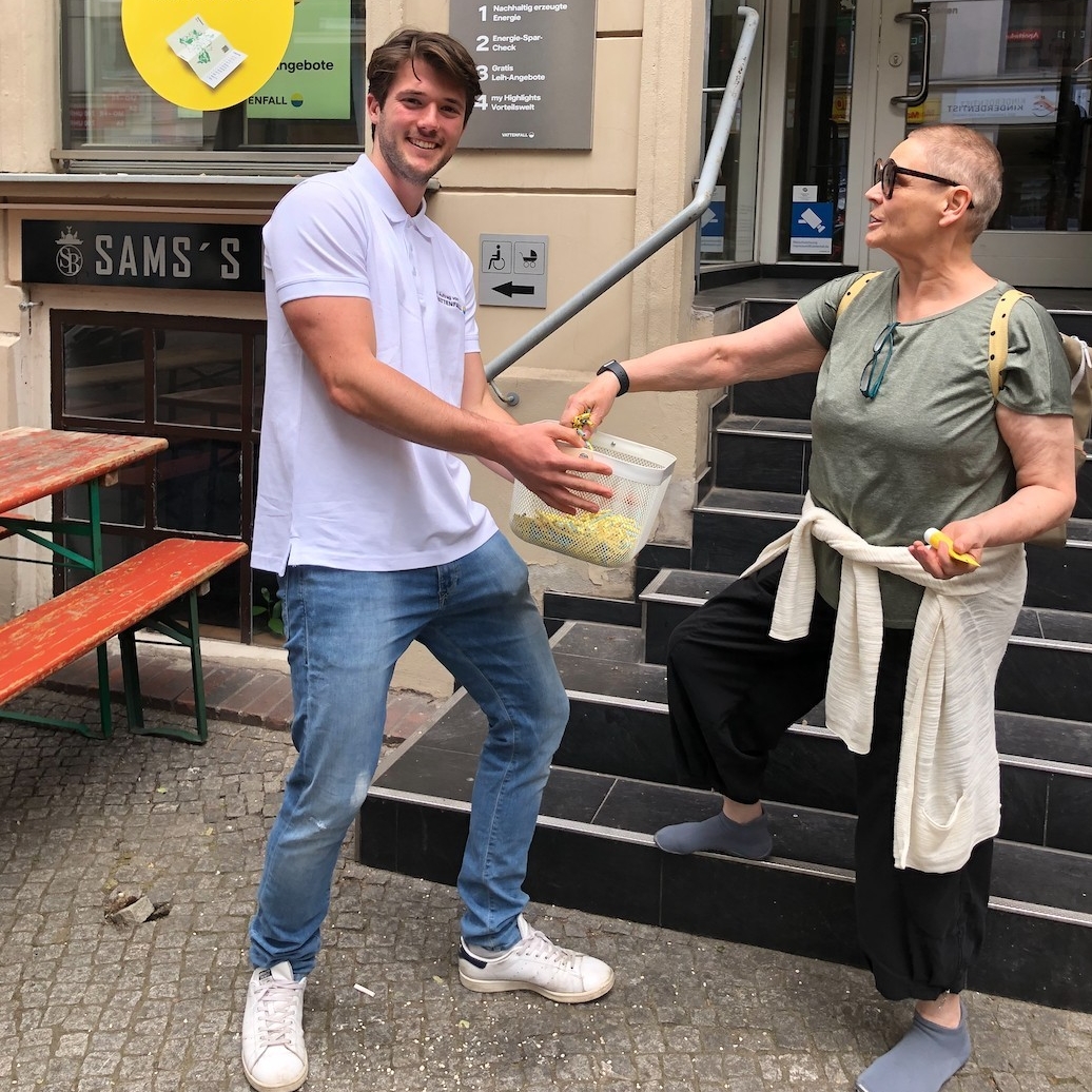 Mitarbeiter im Einsatz