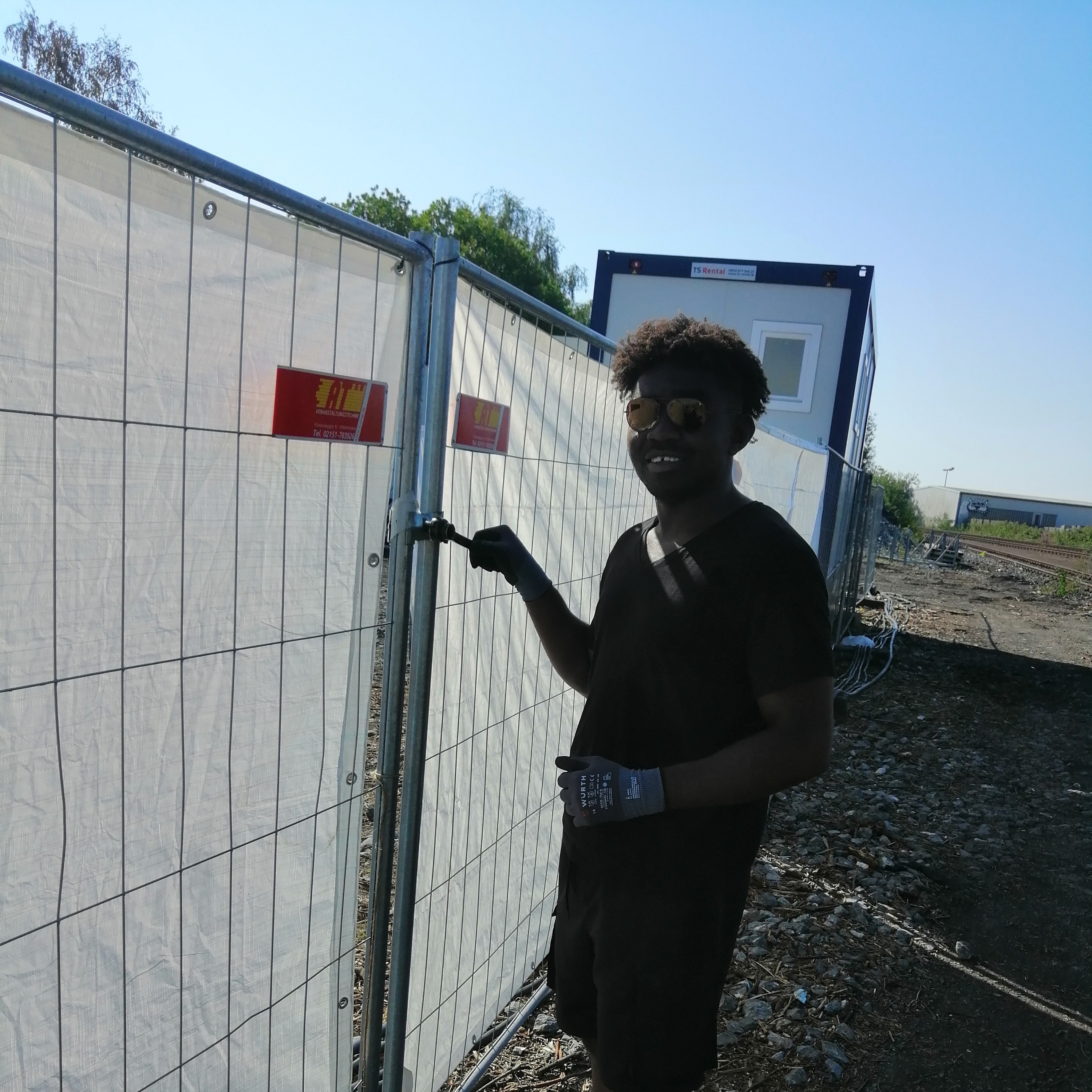 Mitarbeiter im Einsatz