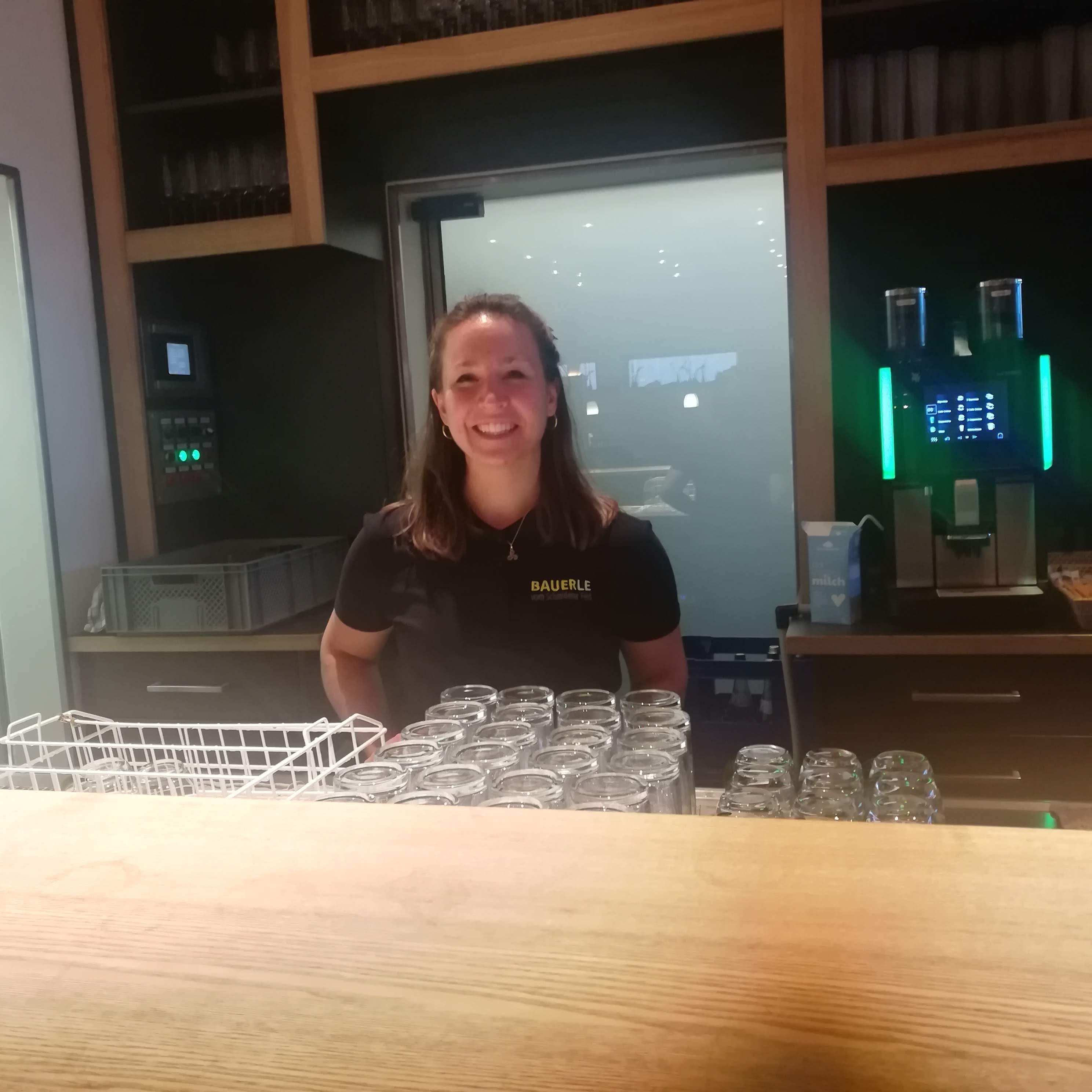 Sarenka Hedwig bei der Arbeit