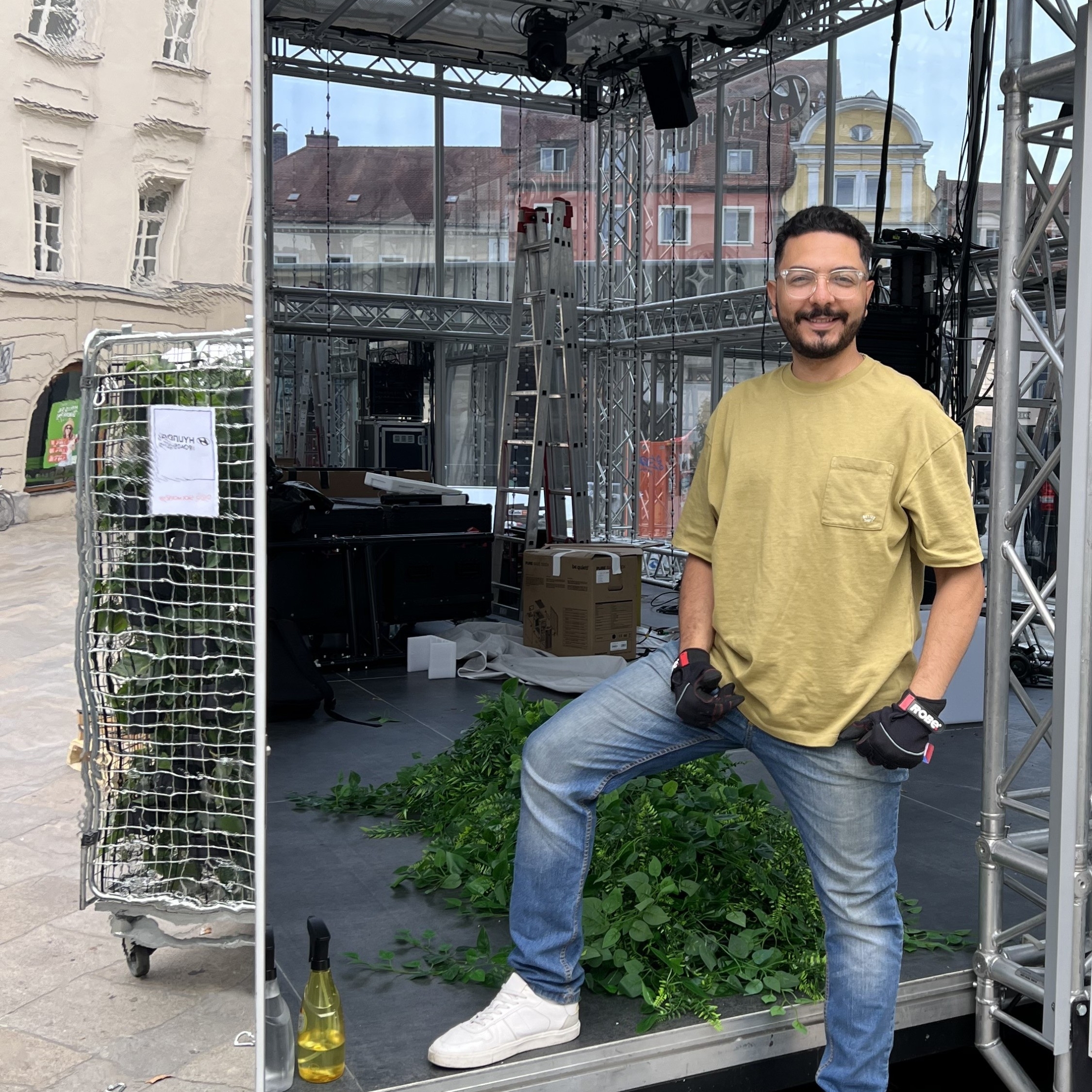 Mitarbeiter im Einsatz