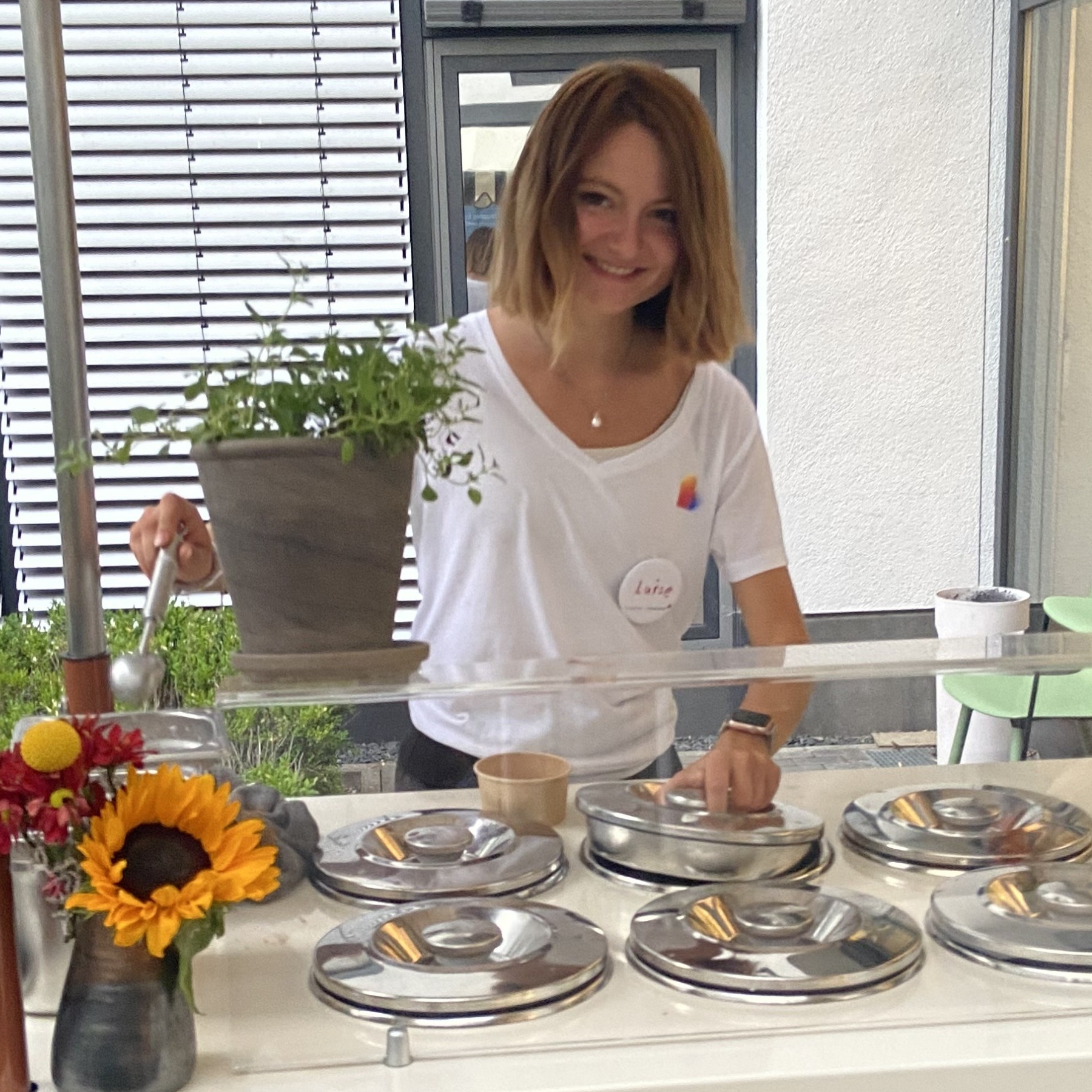 Luise Maja bei der Arbeit