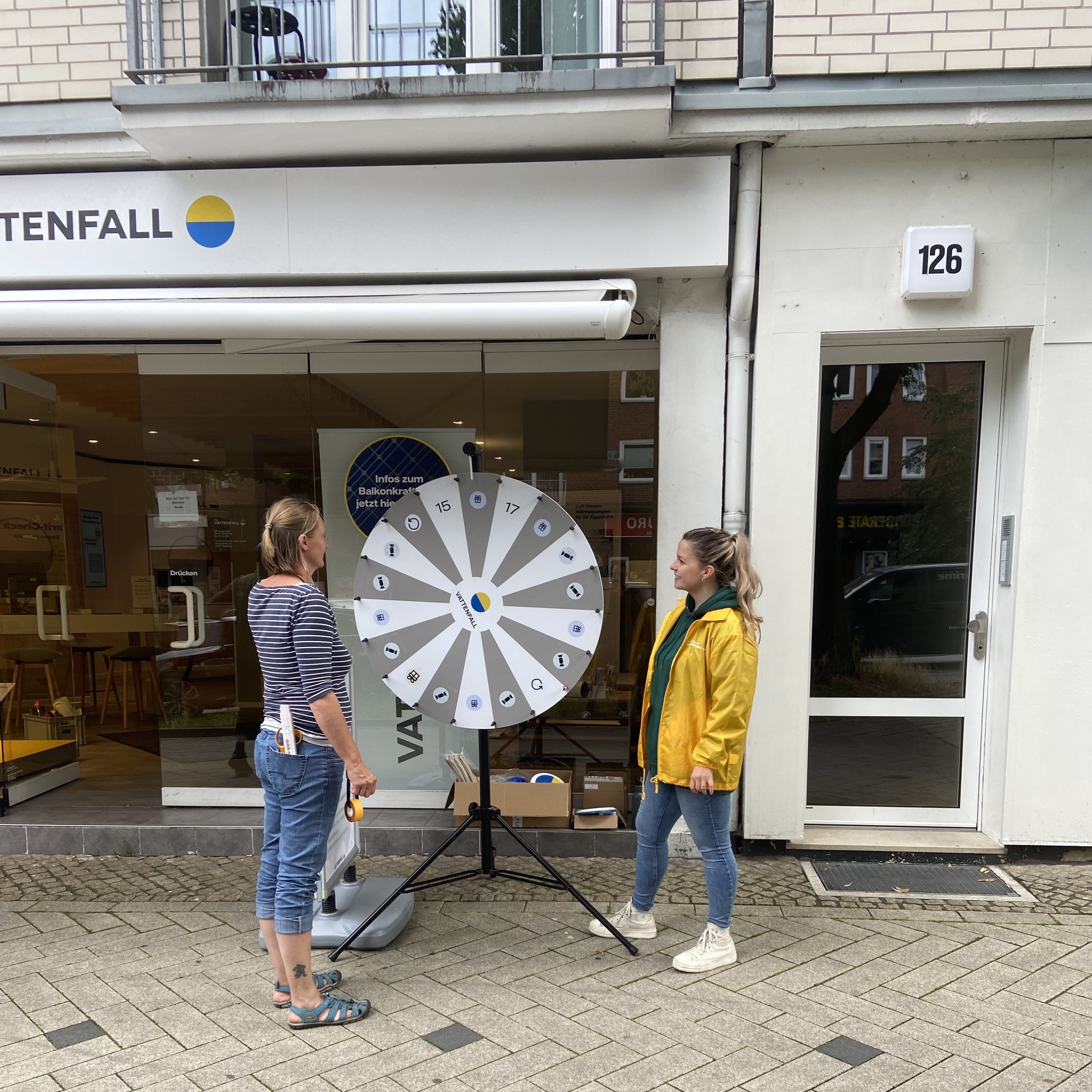 Mitarbeiter im Einsatz