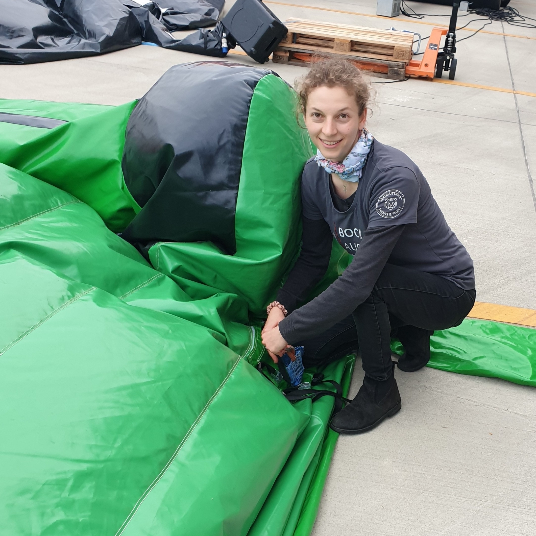 Mitarbeiter im Einsatz