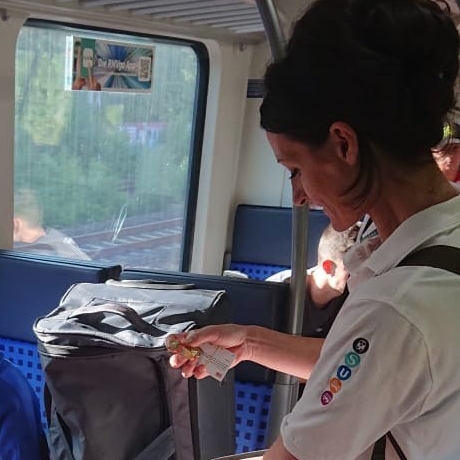 Mitarbeiter im Einsatz