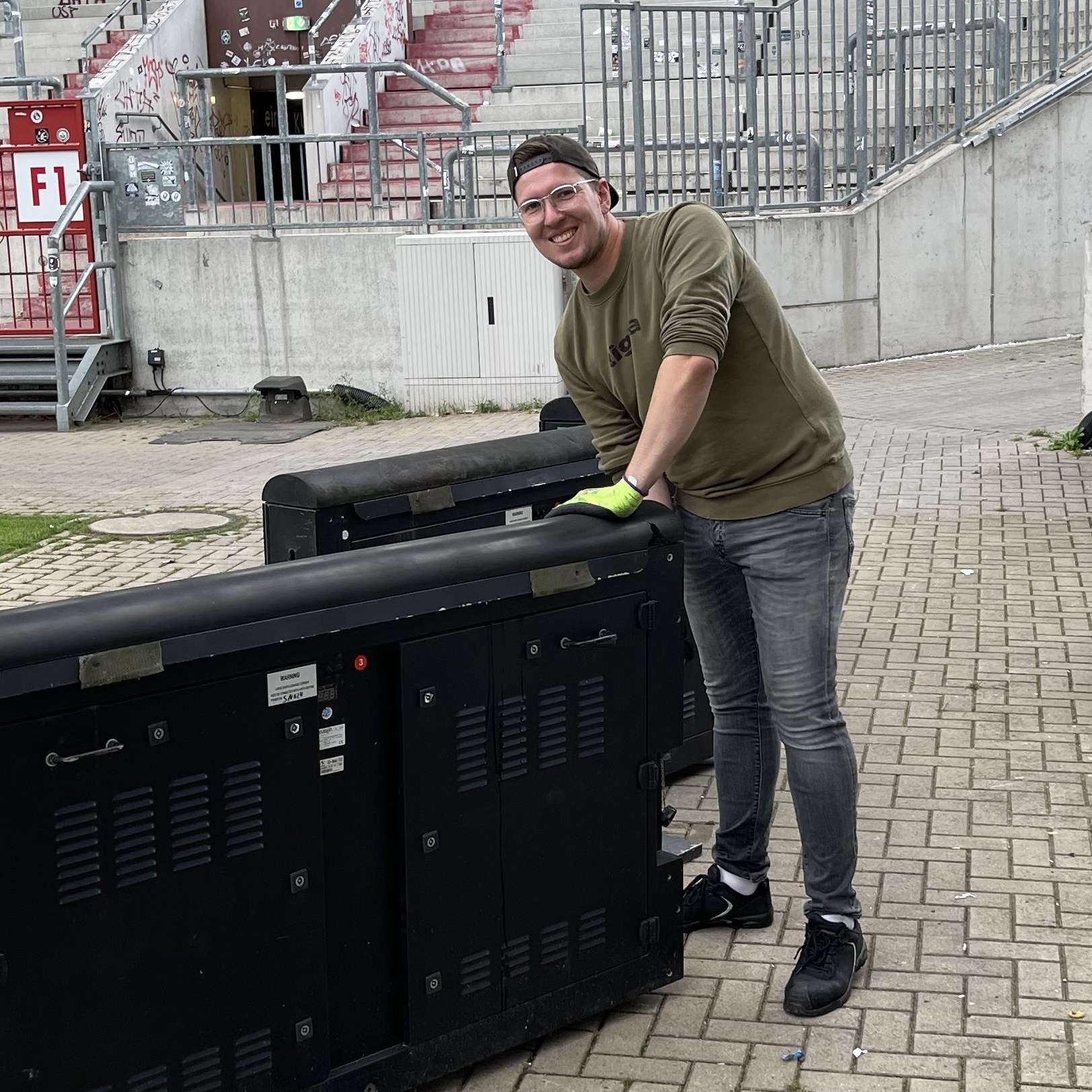 Mitarbeiter im Einsatz