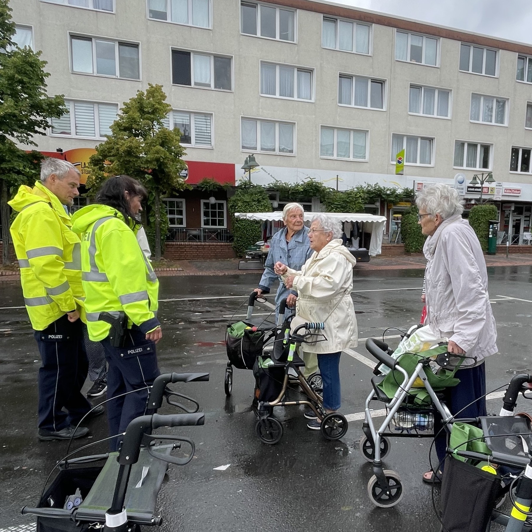 Mitarbeiter im Einsatz