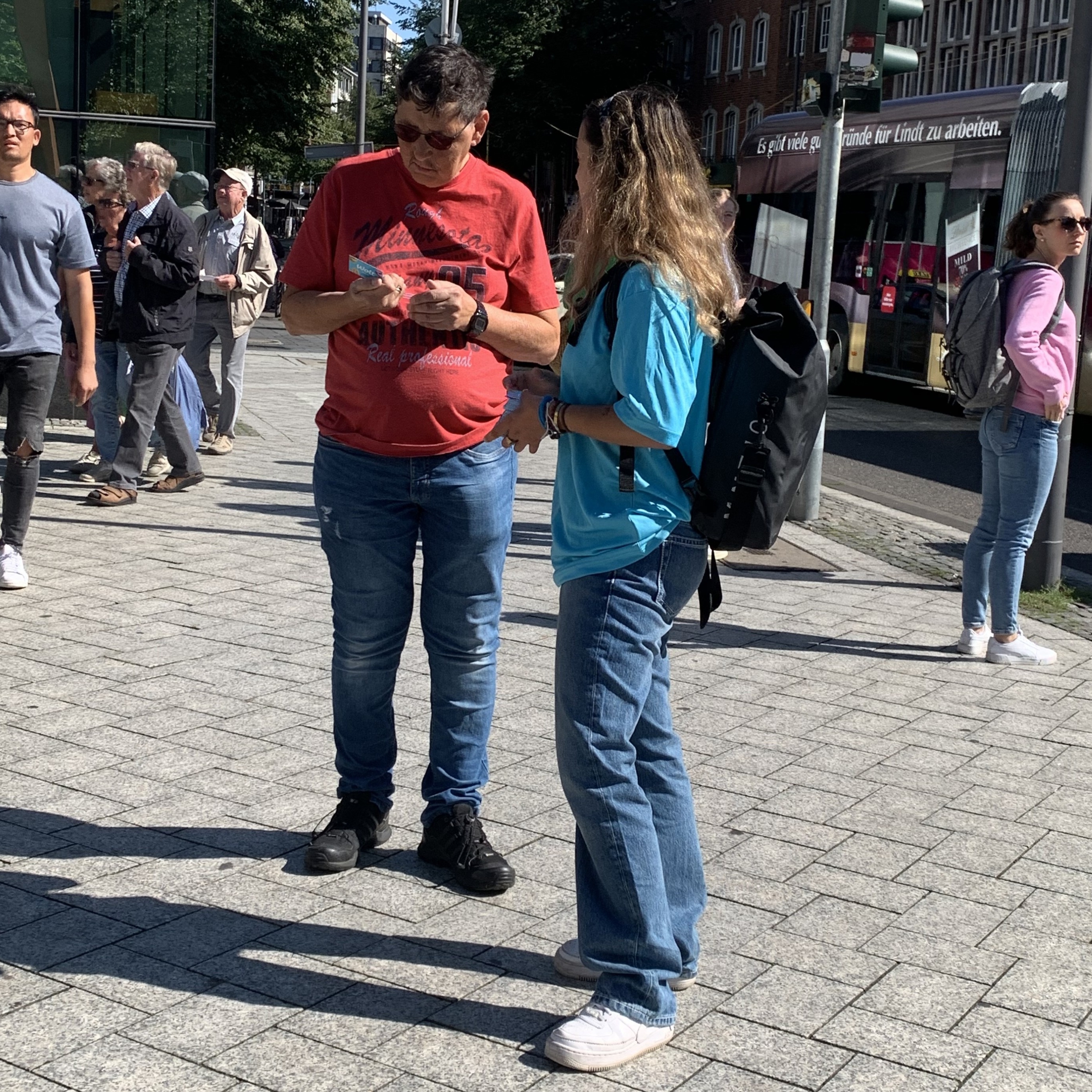 Mitarbeiter im Einsatz