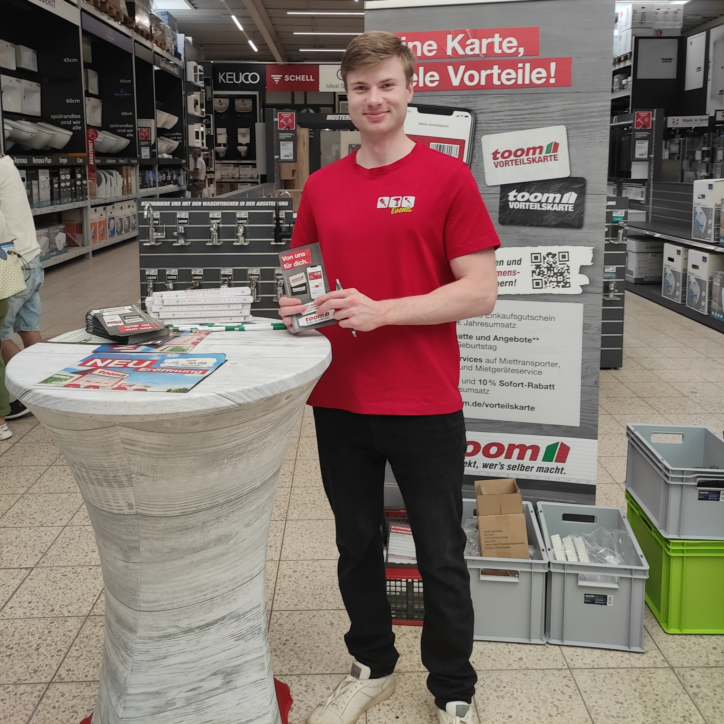 Malte bei der Arbeit
