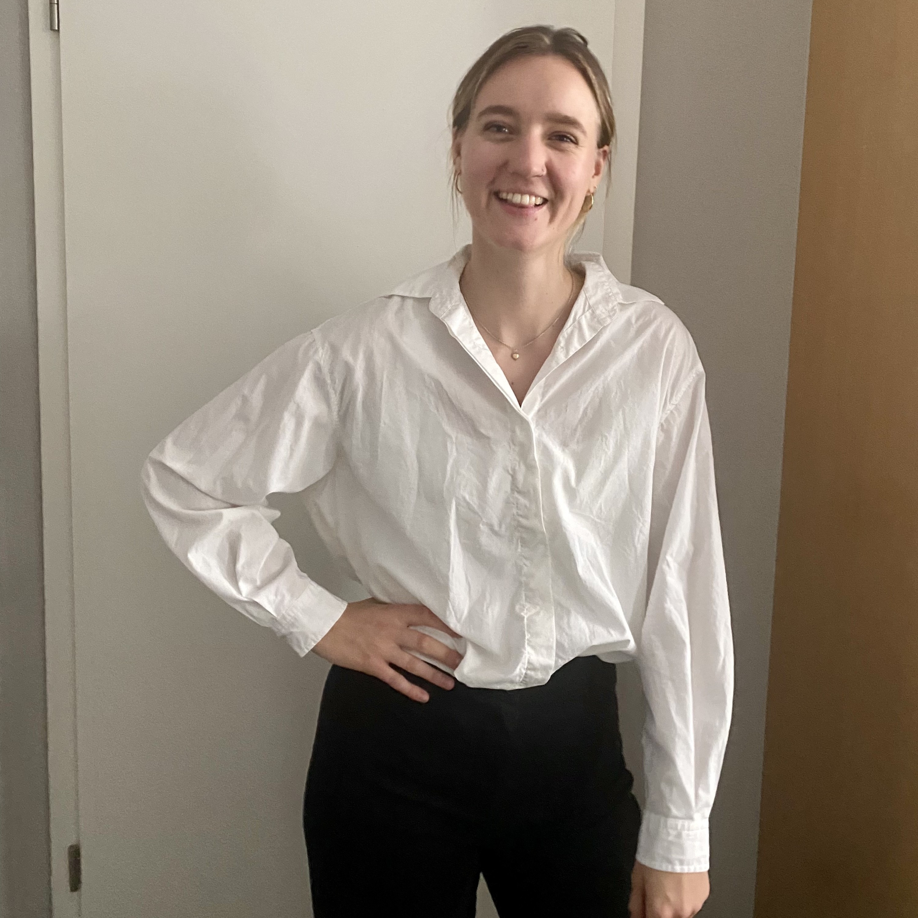 Emma bei der Arbeit