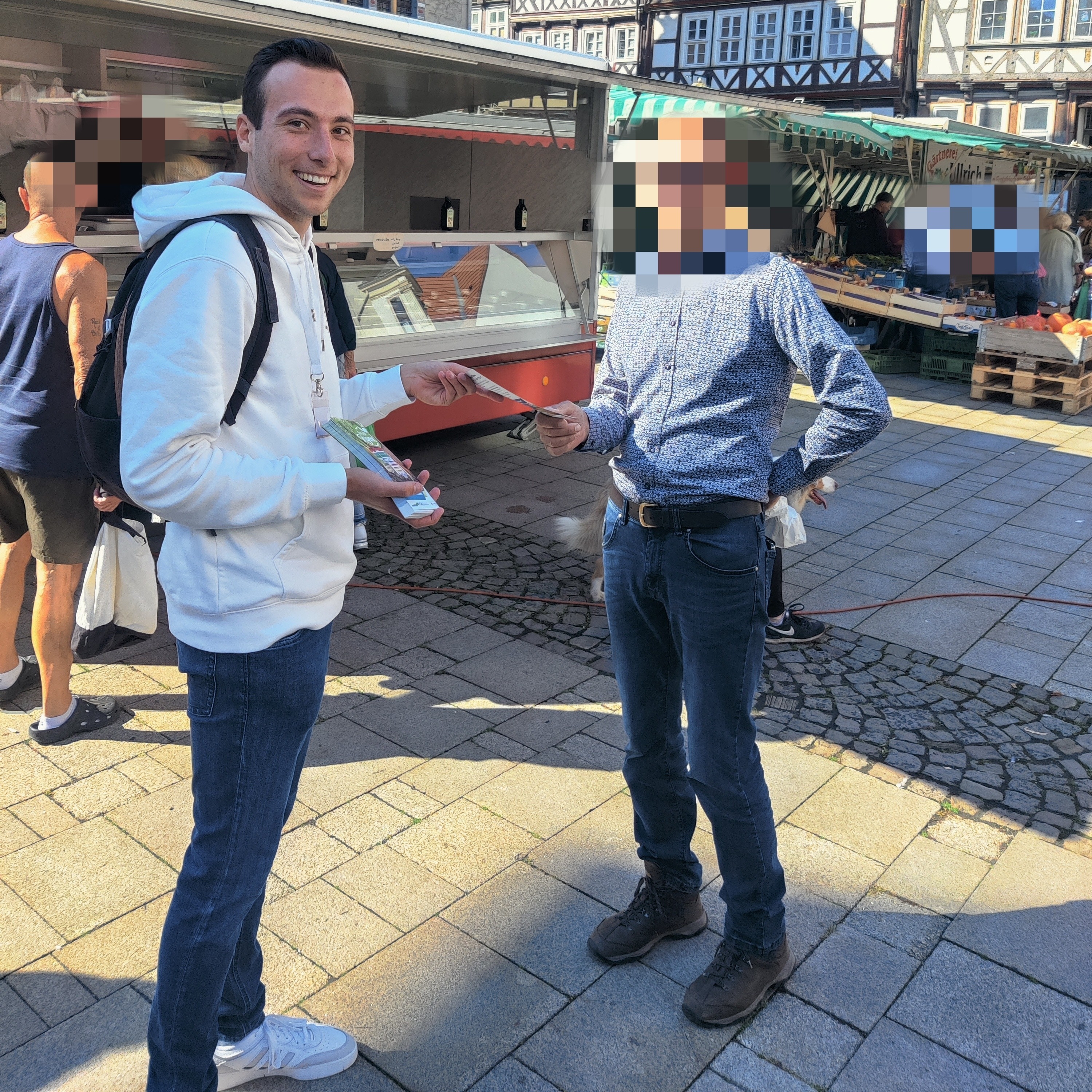 Mitarbeiter im Einsatz