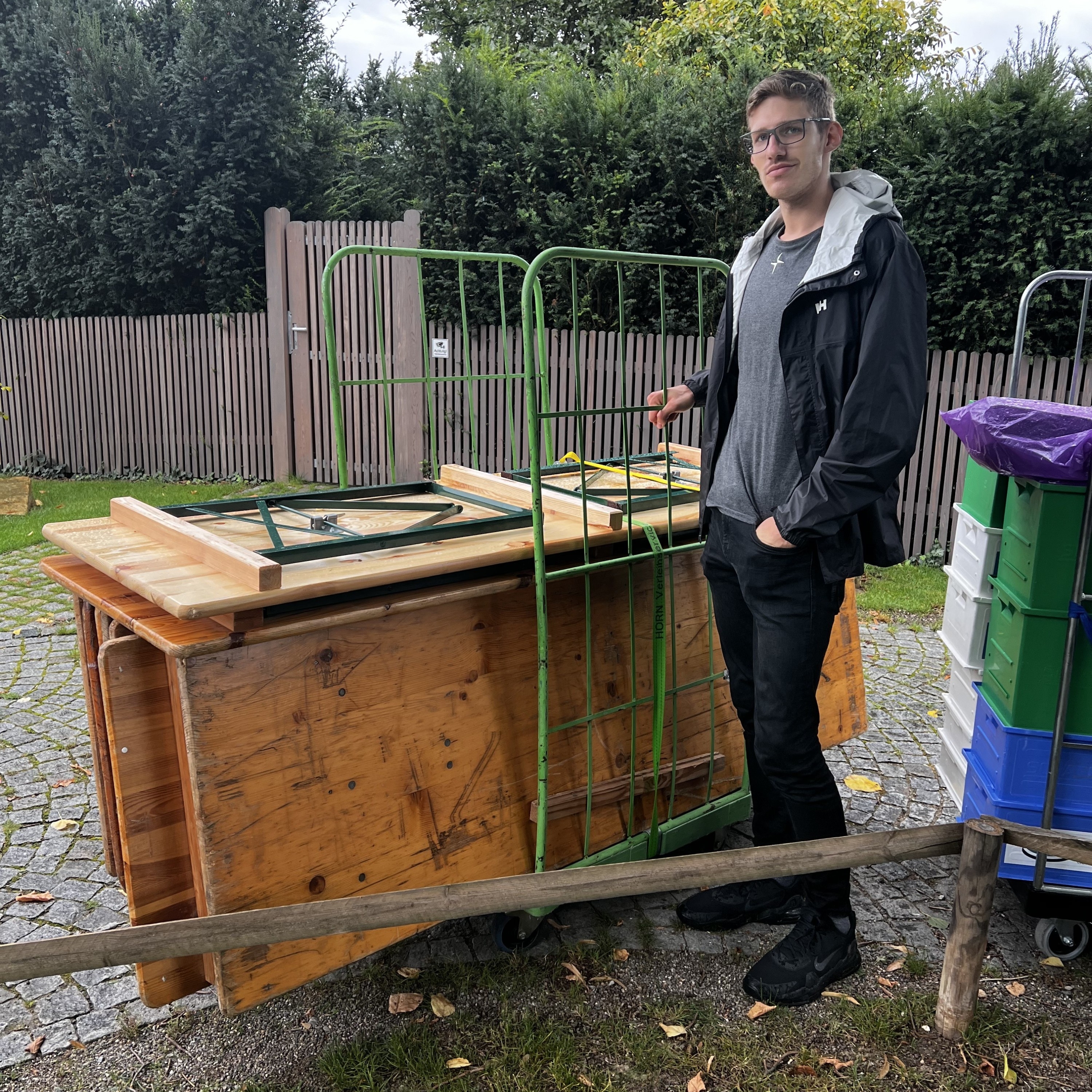 Mitarbeiter im Einsatz