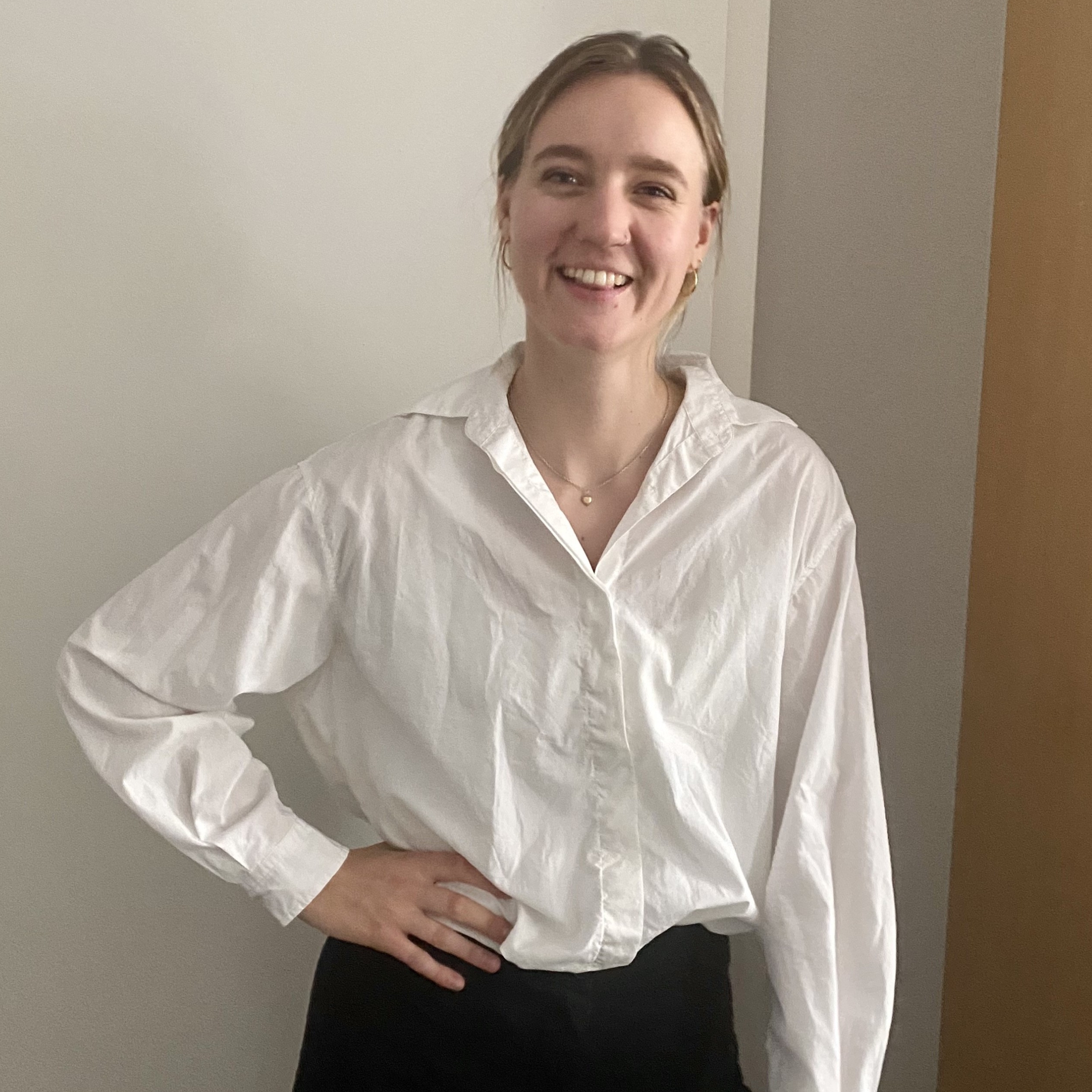 Emma bei der Arbeit