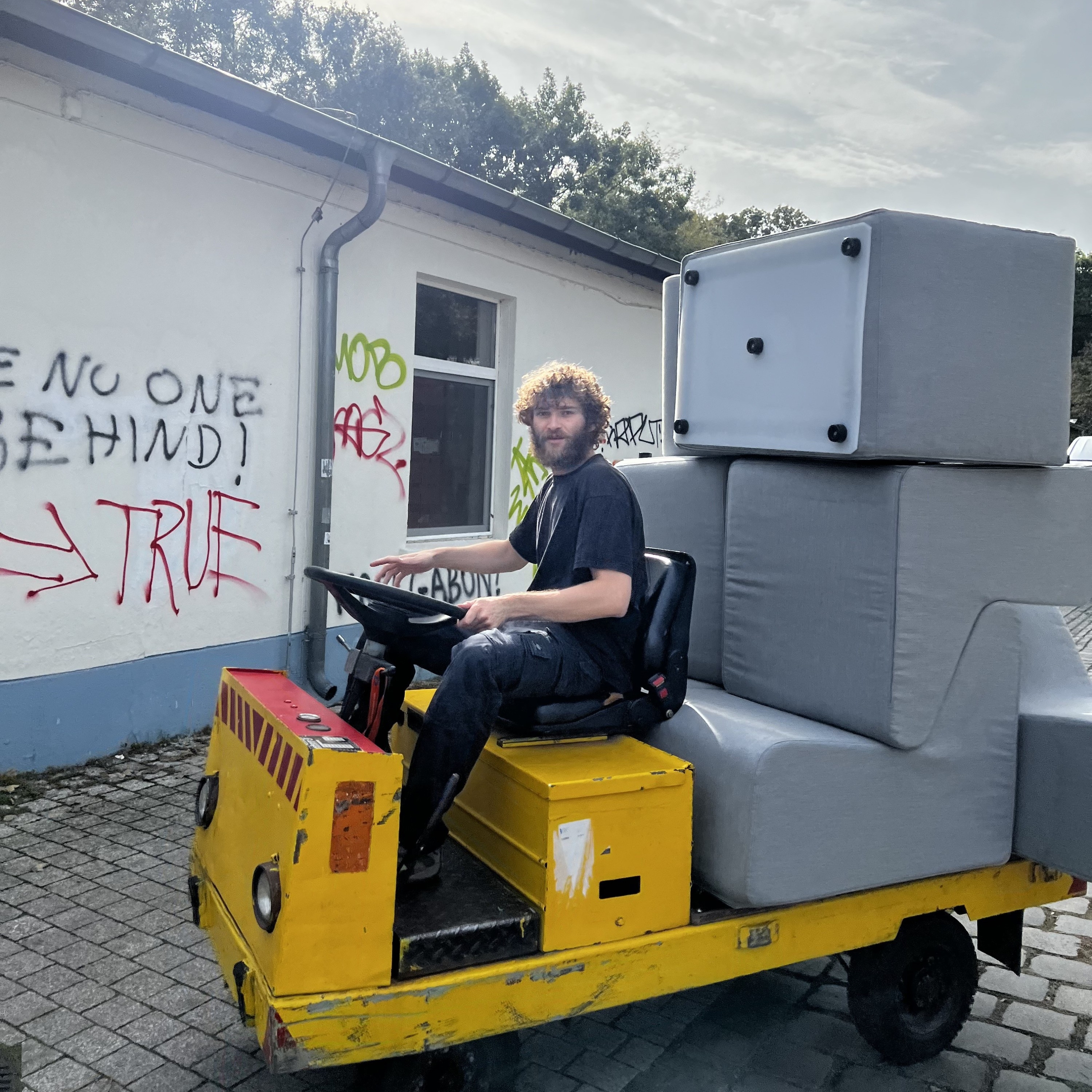 Tom Felix bei der Arbeit