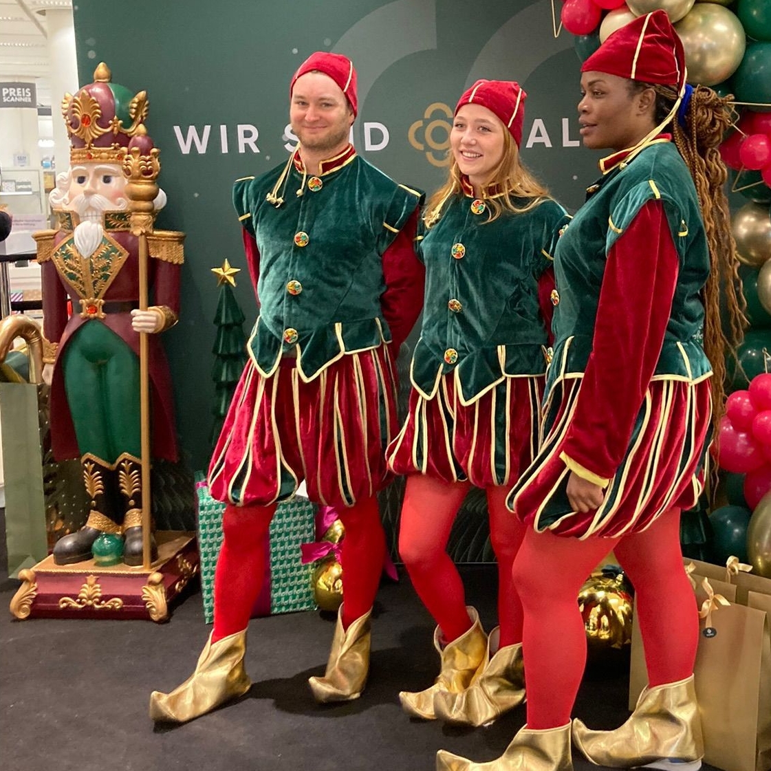 Mitarbeiter im Einsatz