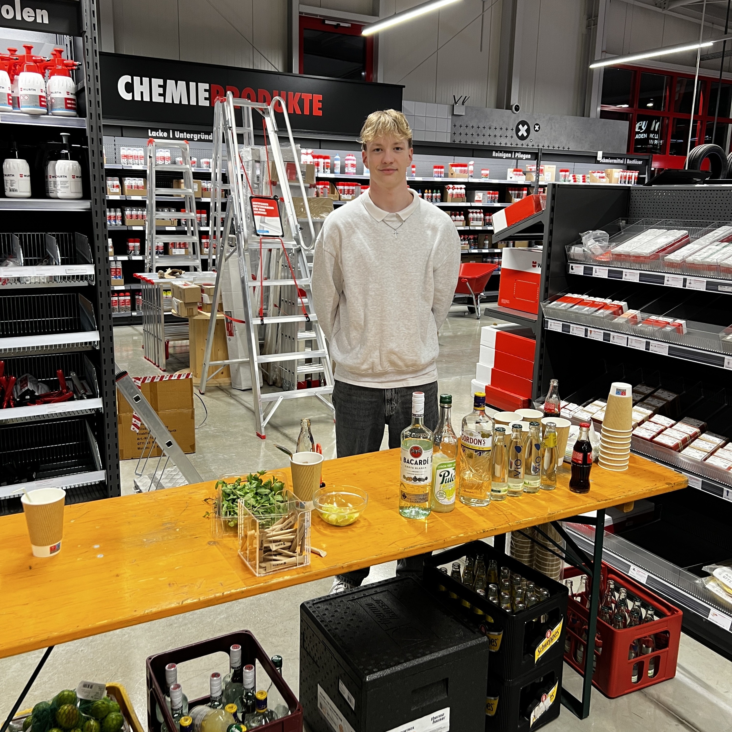 Mitarbeiter im Einsatz