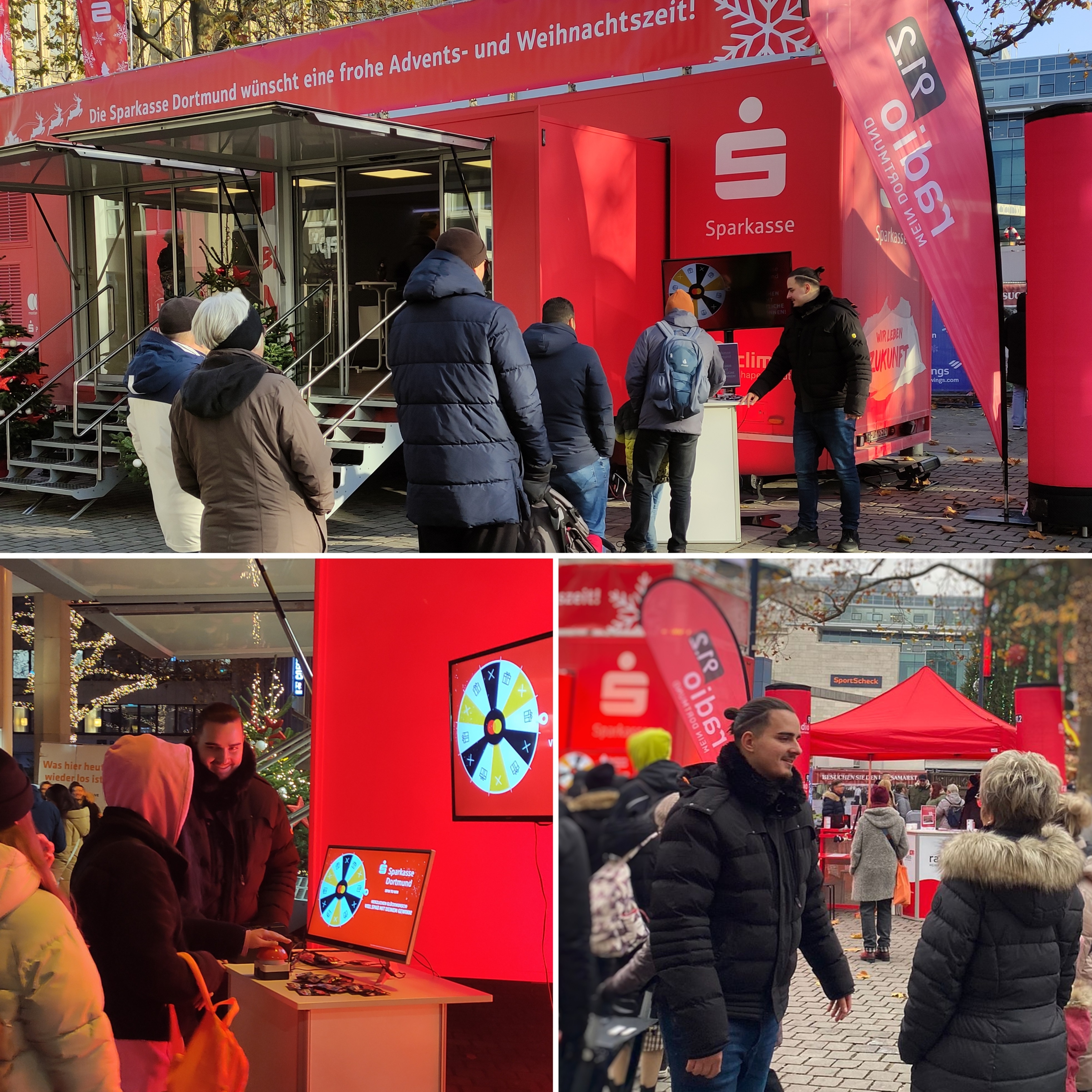 Mitarbeiter im Einsatz