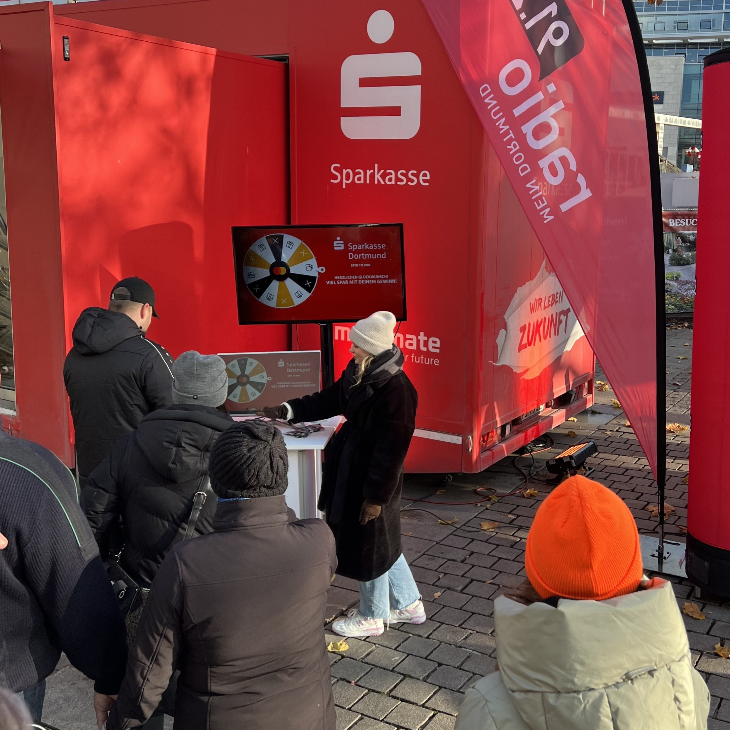 Mitarbeiter im Einsatz