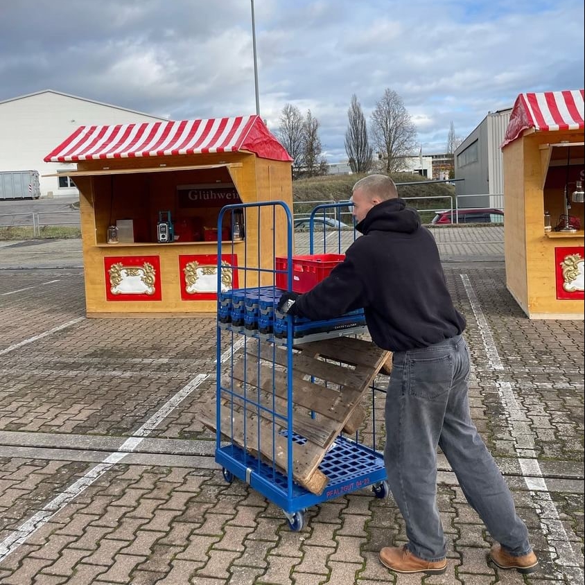 Mitarbeiter im Einsatz