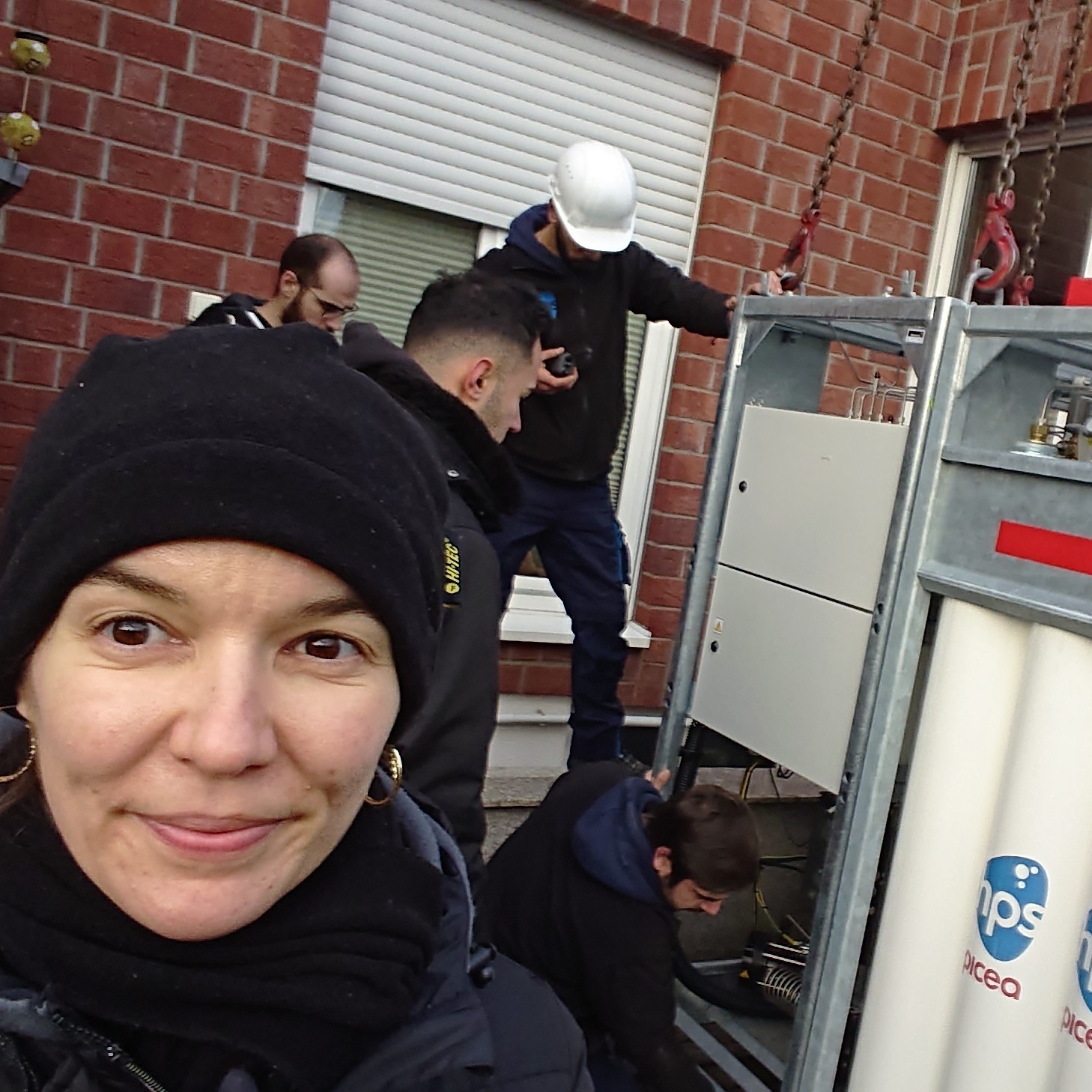 Mitarbeiter im Einsatz