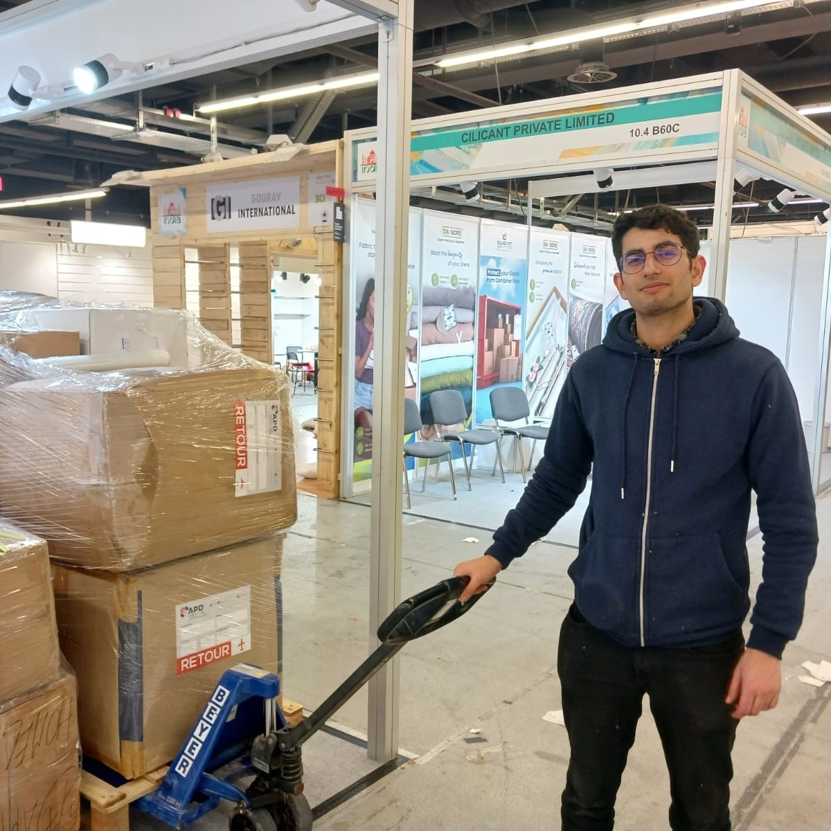 Mitarbeiter im Einsatz