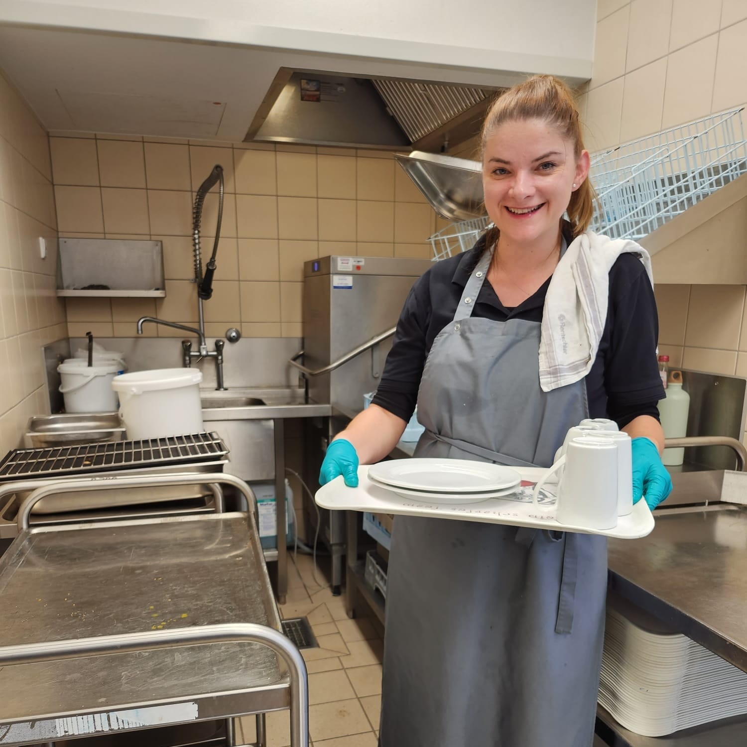Mitarbeiter im Einsatz