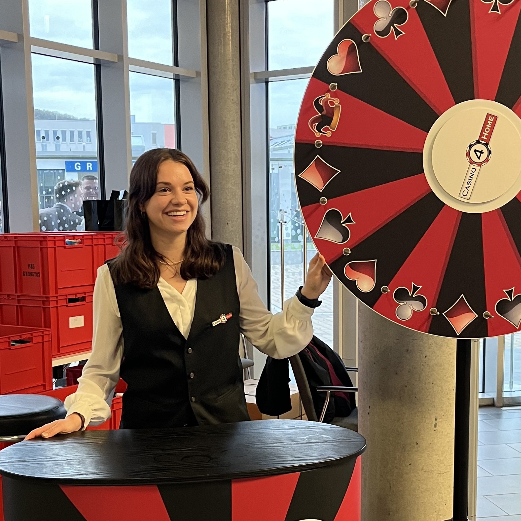 Mitarbeiter im Einsatz