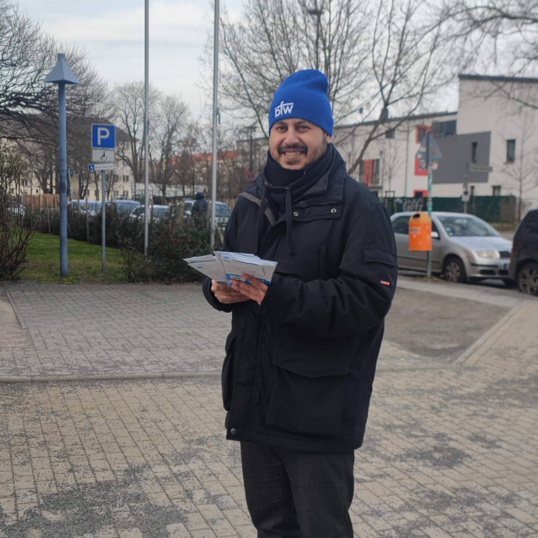 Mitarbeiter im Einsatz