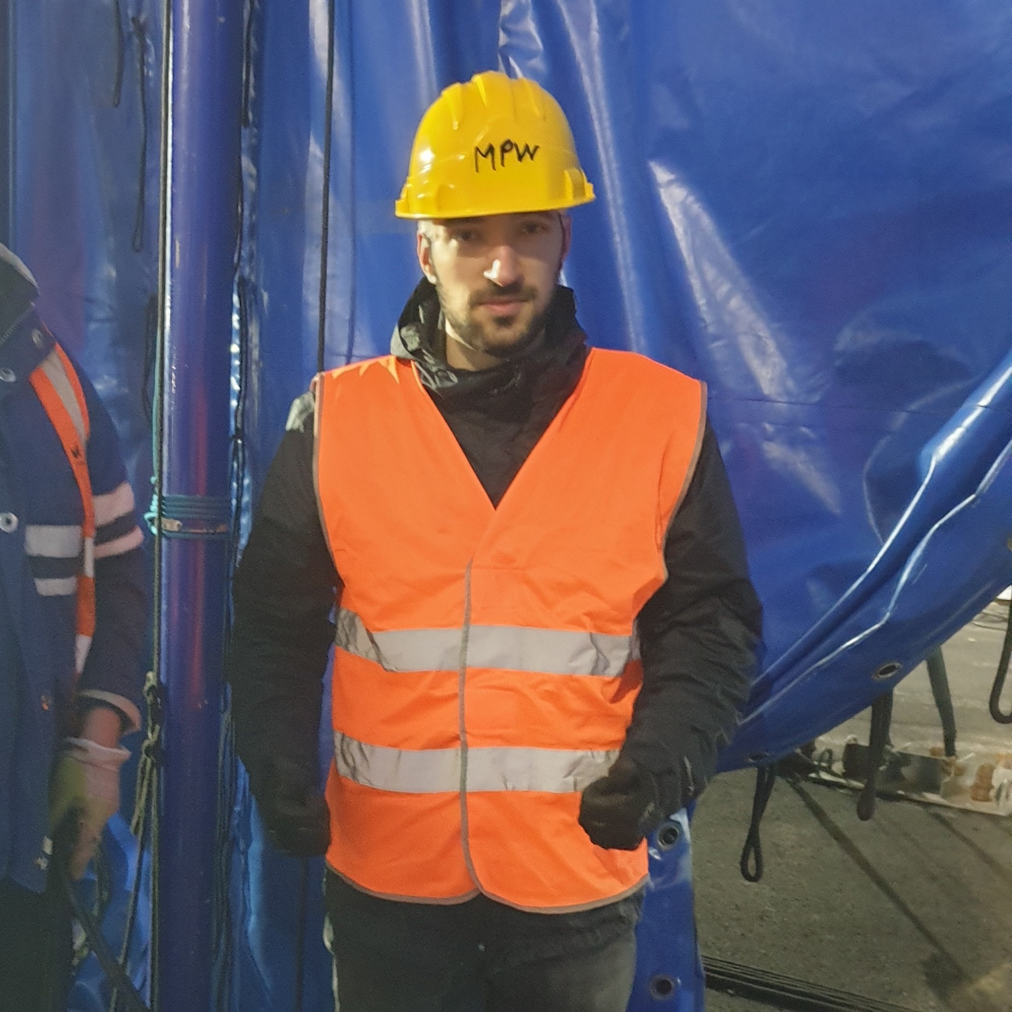 Mitarbeiter im Einsatz