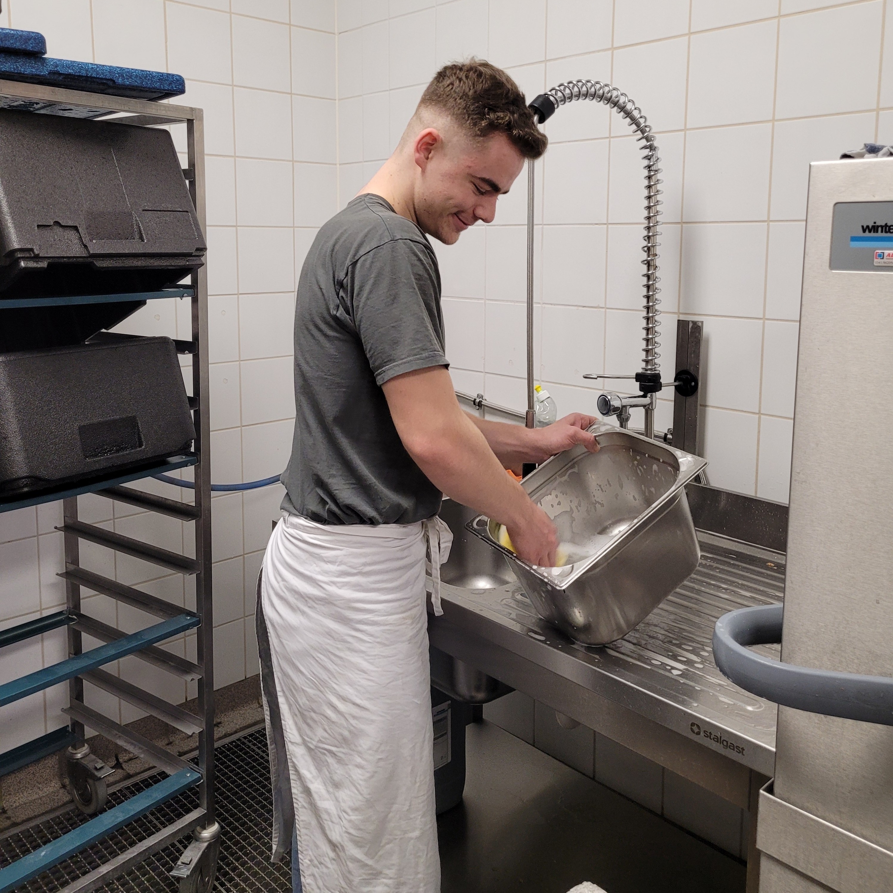 Mitarbeiter im Einsatz